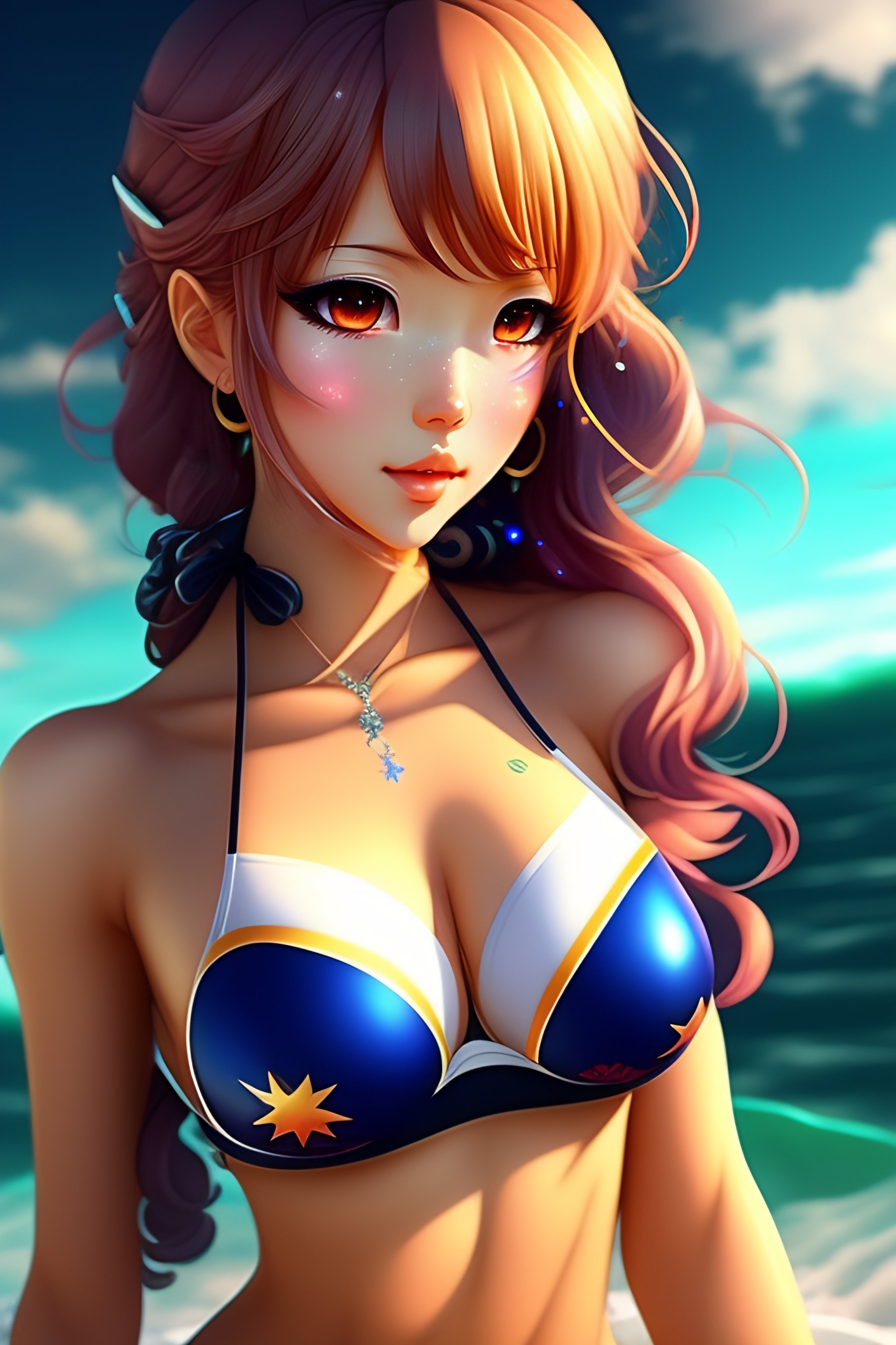 Lexica Anime bikini girl