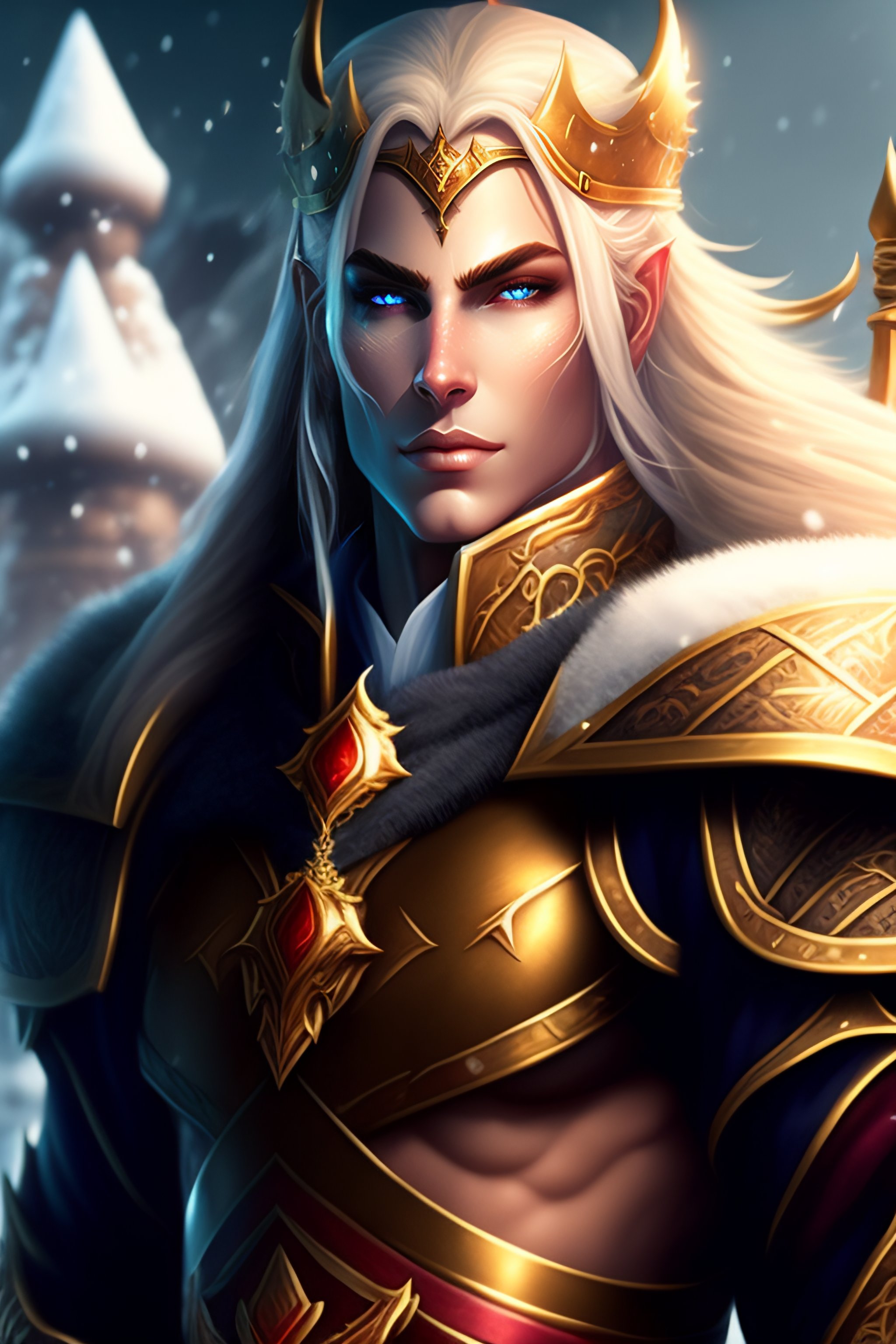 Lexica - Snow blood elf king