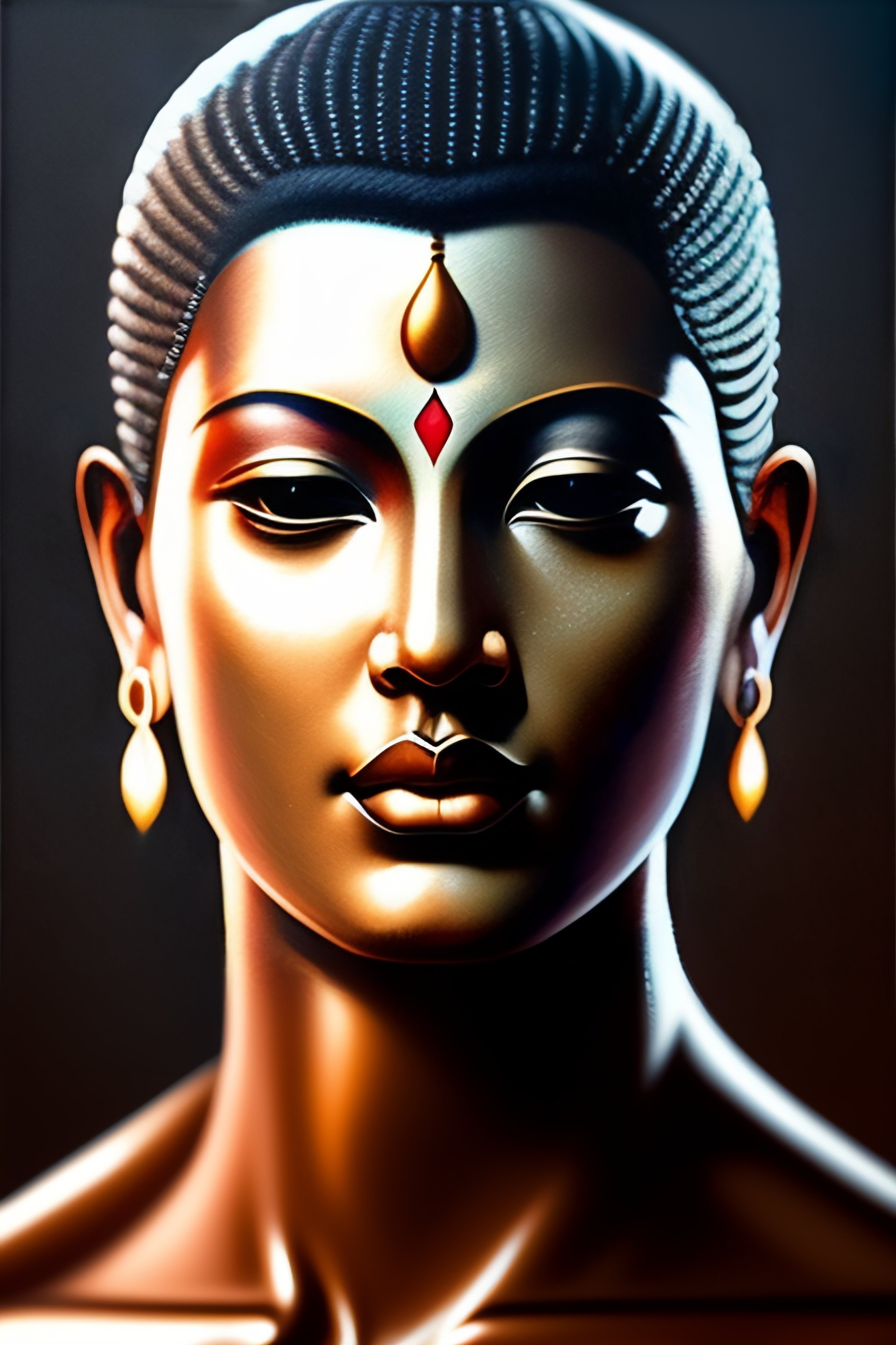 Realistic buddha