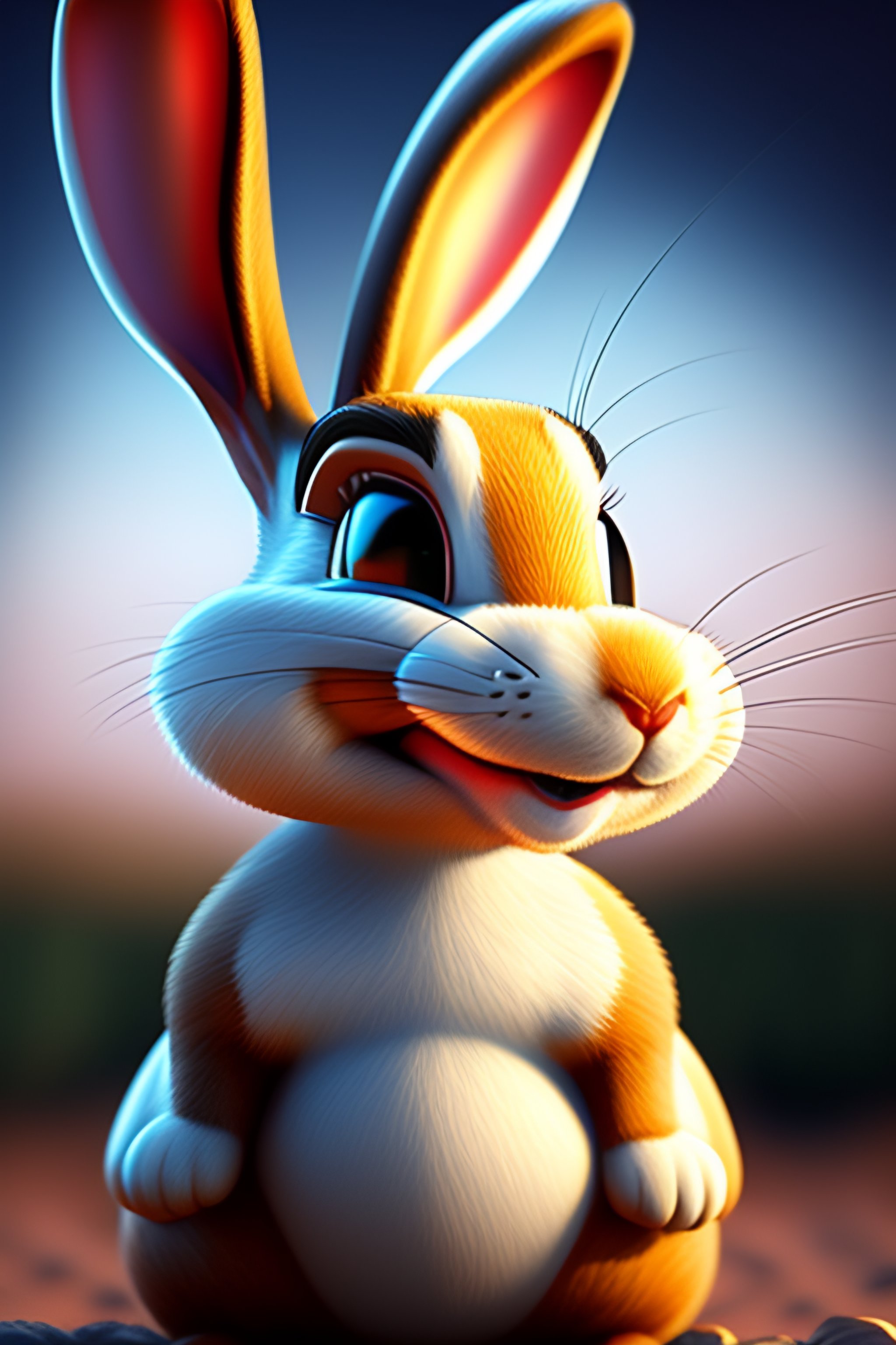 Lexica Bugs Bunny in real life, photo realistic