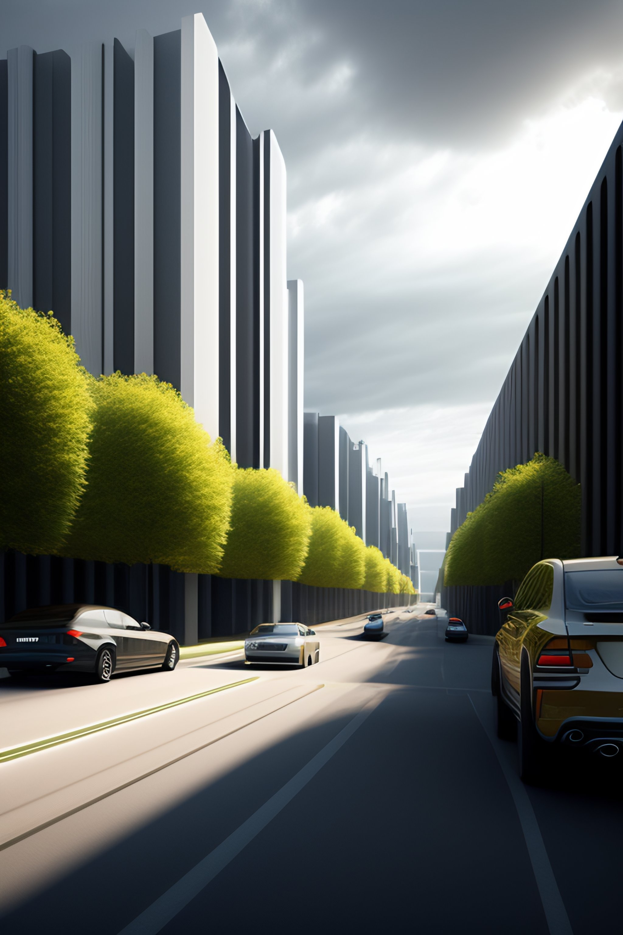 Lexica - Technology street grey color