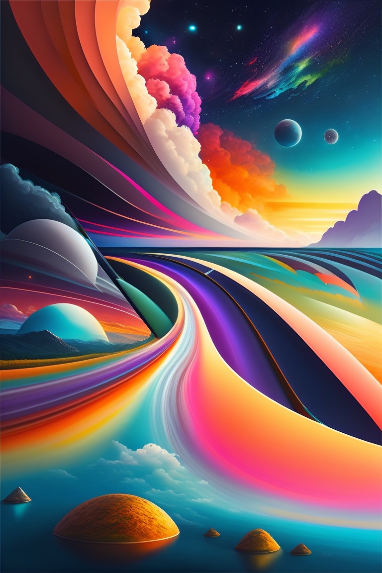 Lexica - Graphics inspired by the cosmos, depicting an explosion of ...