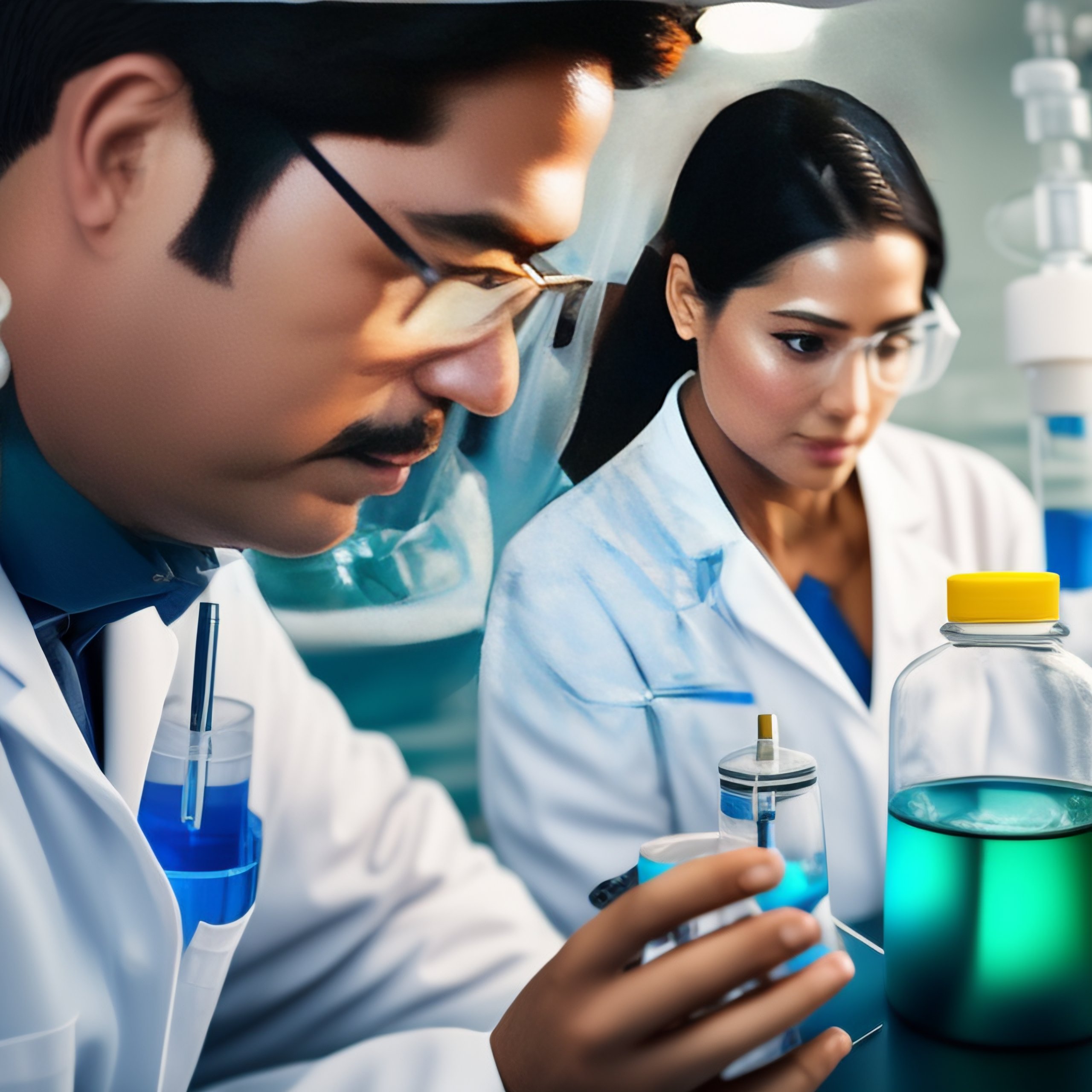 Lexica - Group of scientists in a lab find new drug