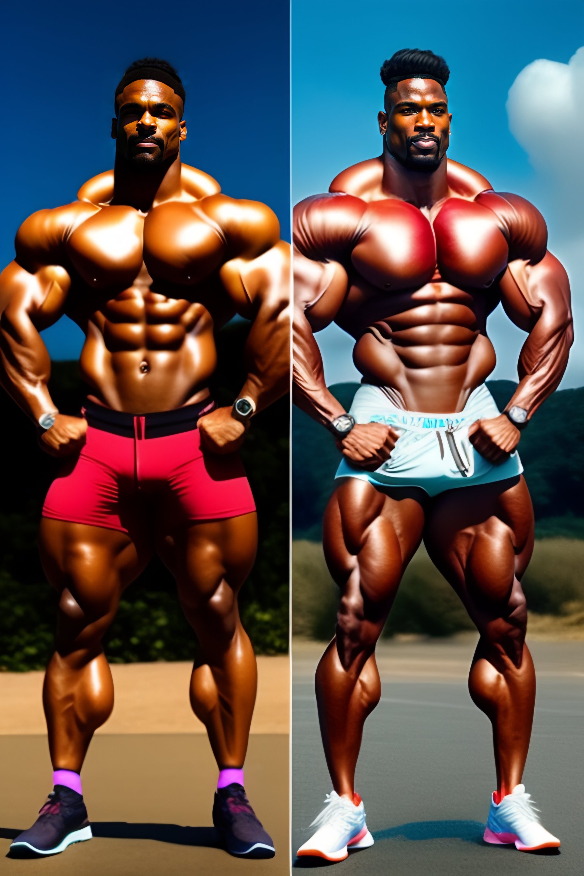 Lexica - Extreme body building mutants