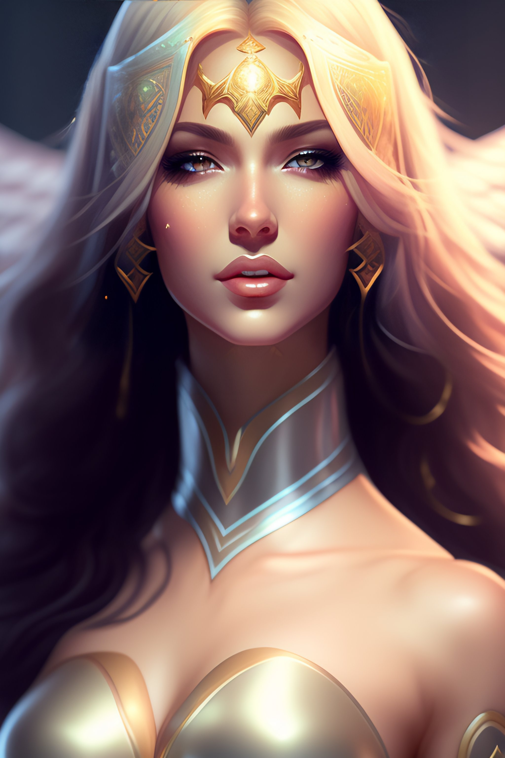 Lexica Fantasy Female Angel Custom Character Art Digital Drawing Character Drawing 