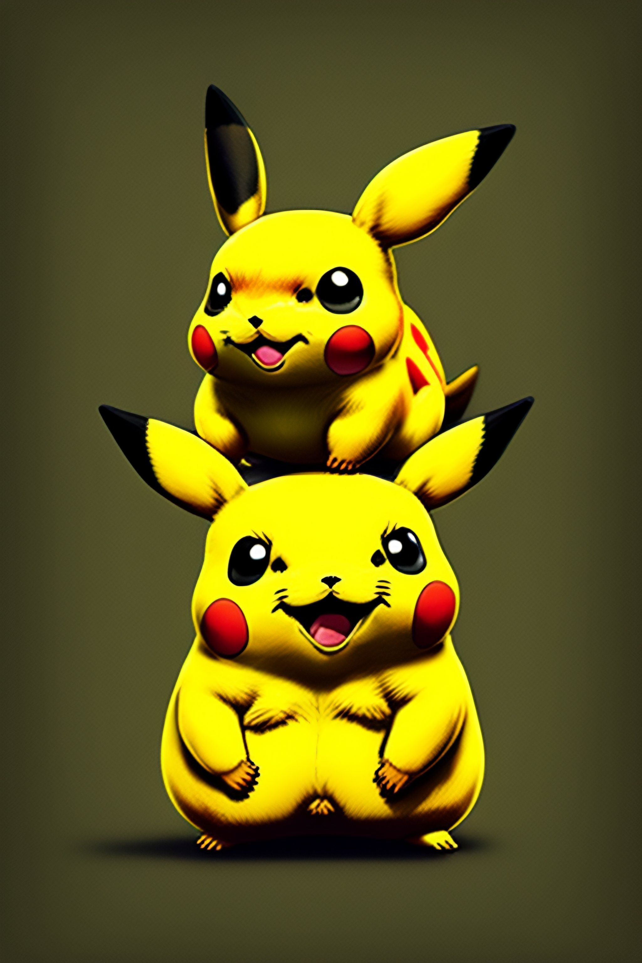 Lexica - A pikachu very high