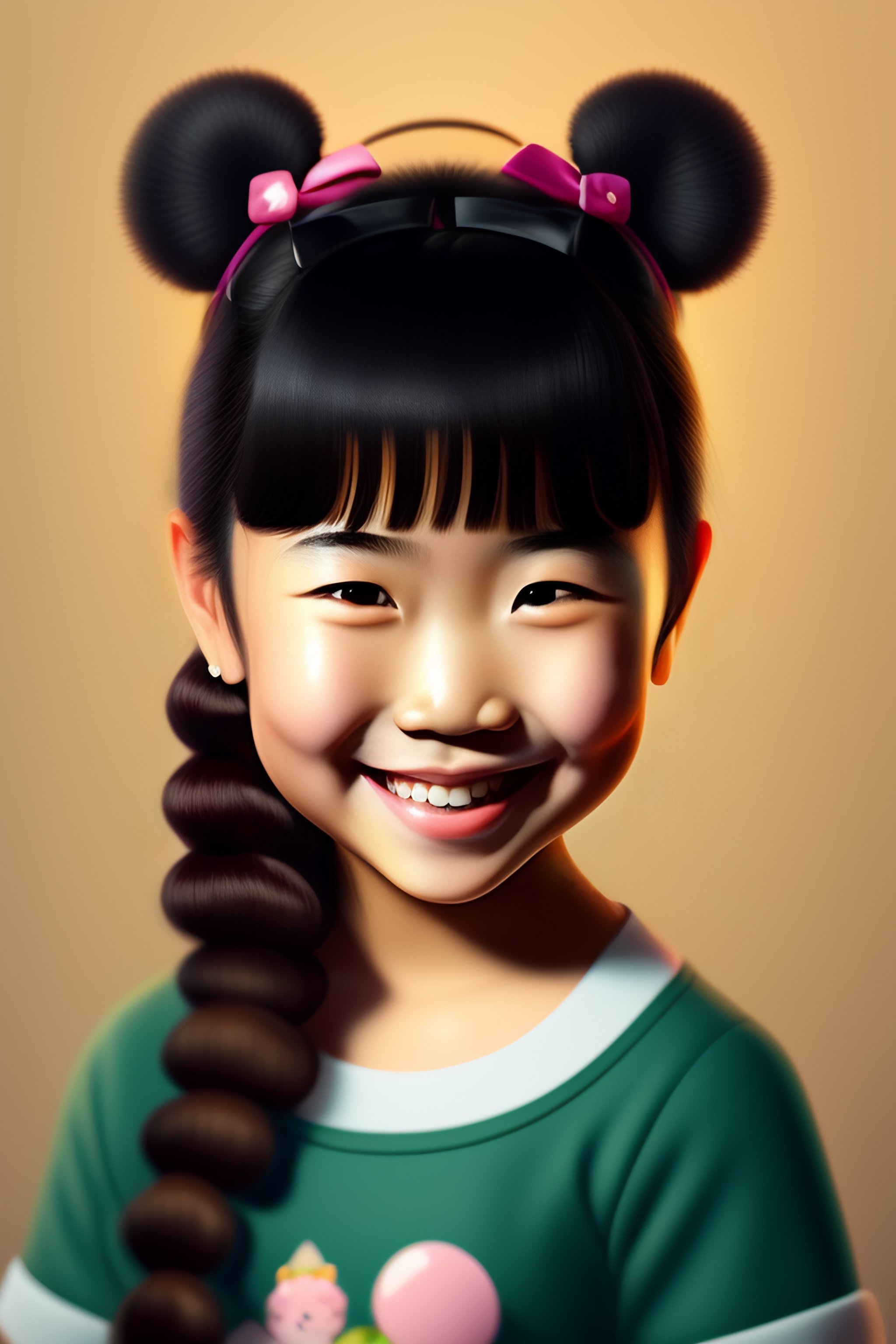 Cartoon Asian Bunnies: Stock Images - qtku6ux
