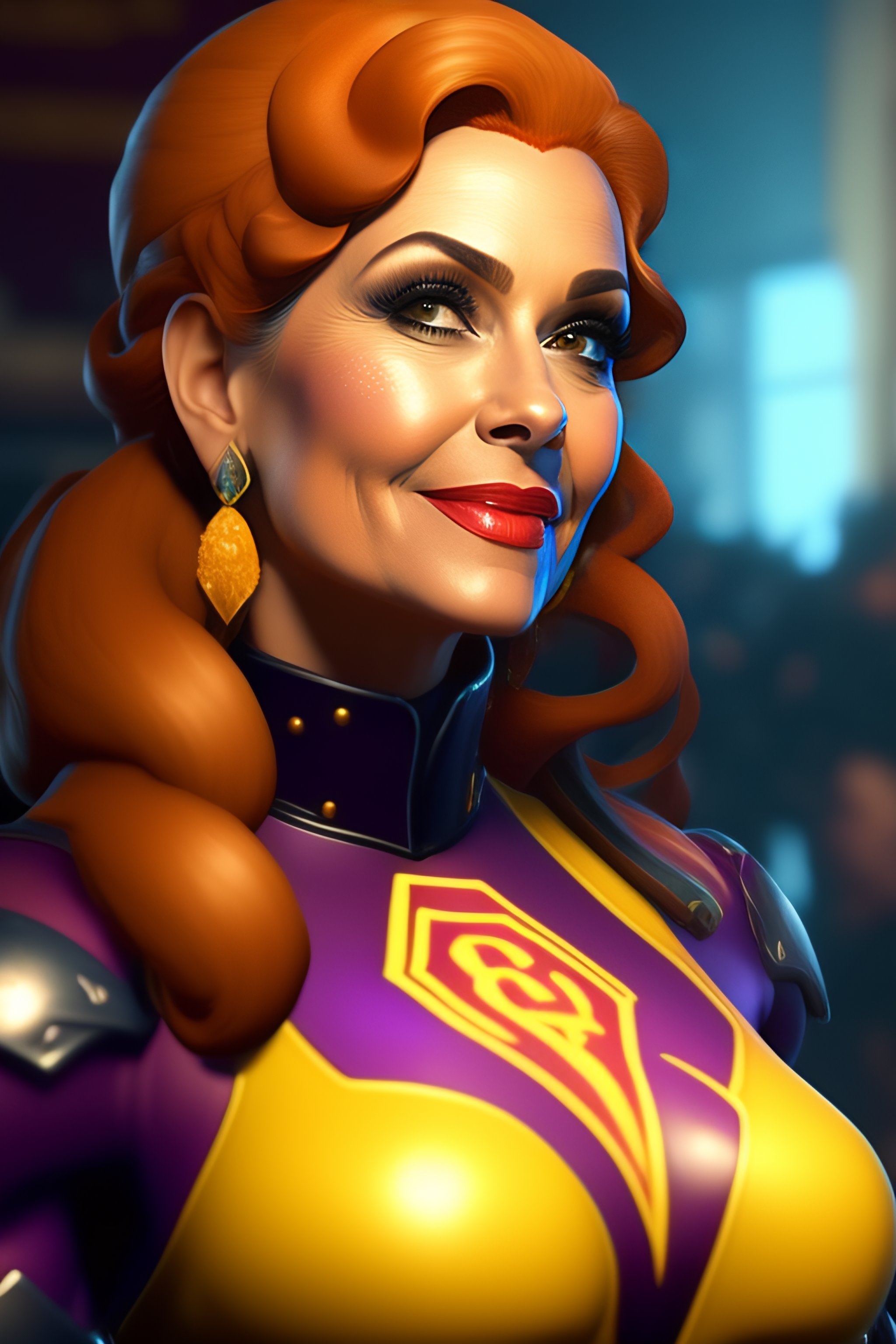 Lexica - Aunt Cass from tracy overwatch