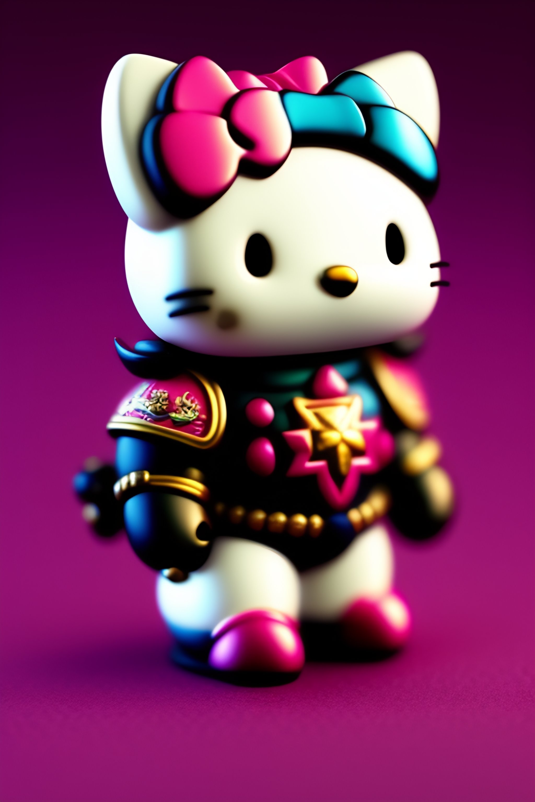 Lexica - A hello kitty chaos space marine