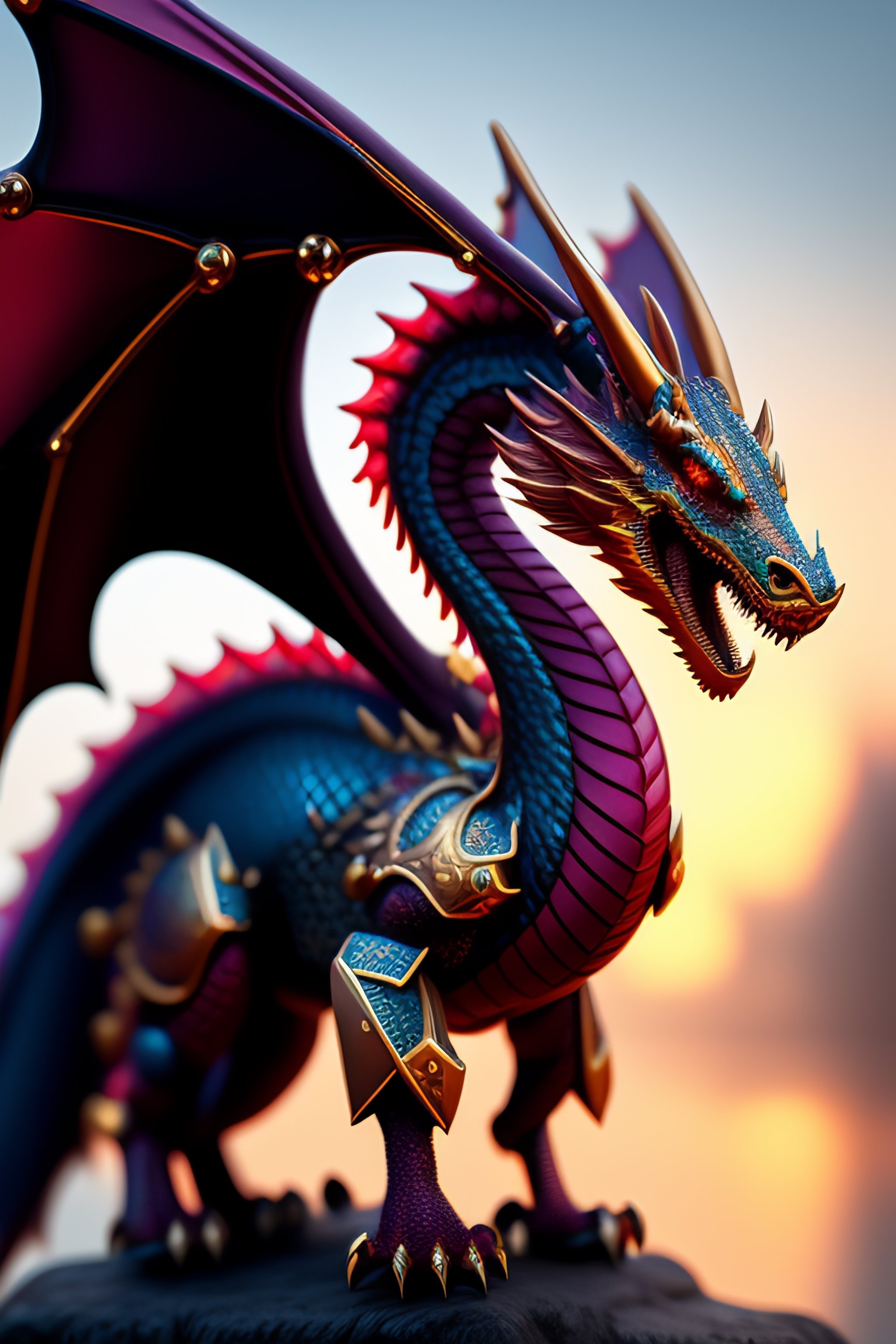Lexica - Infernadraxia prismstic dragon robot