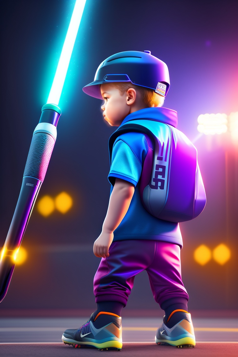 Full Body Baseball Player Cartoon