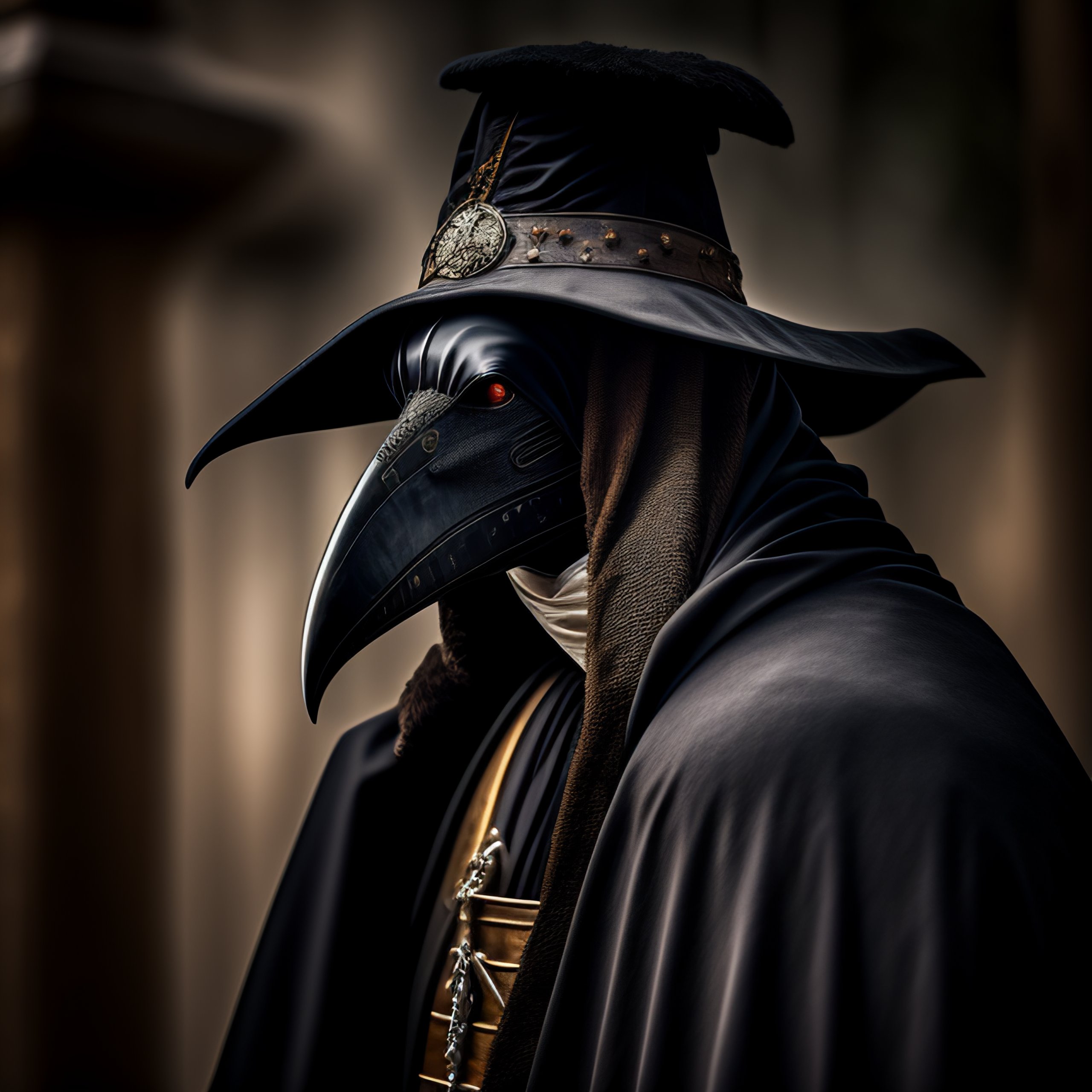 Lexica - Plague doctor closeup portrait, intricate, torn clothes, robe ...