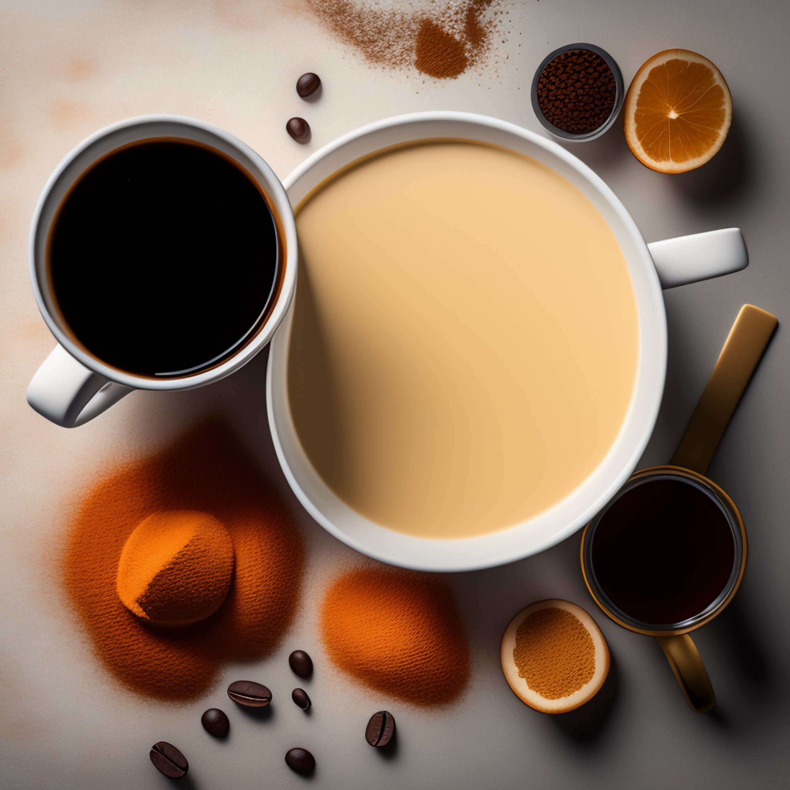 Lexica Create a vibrant white backdrop for coffee product images with