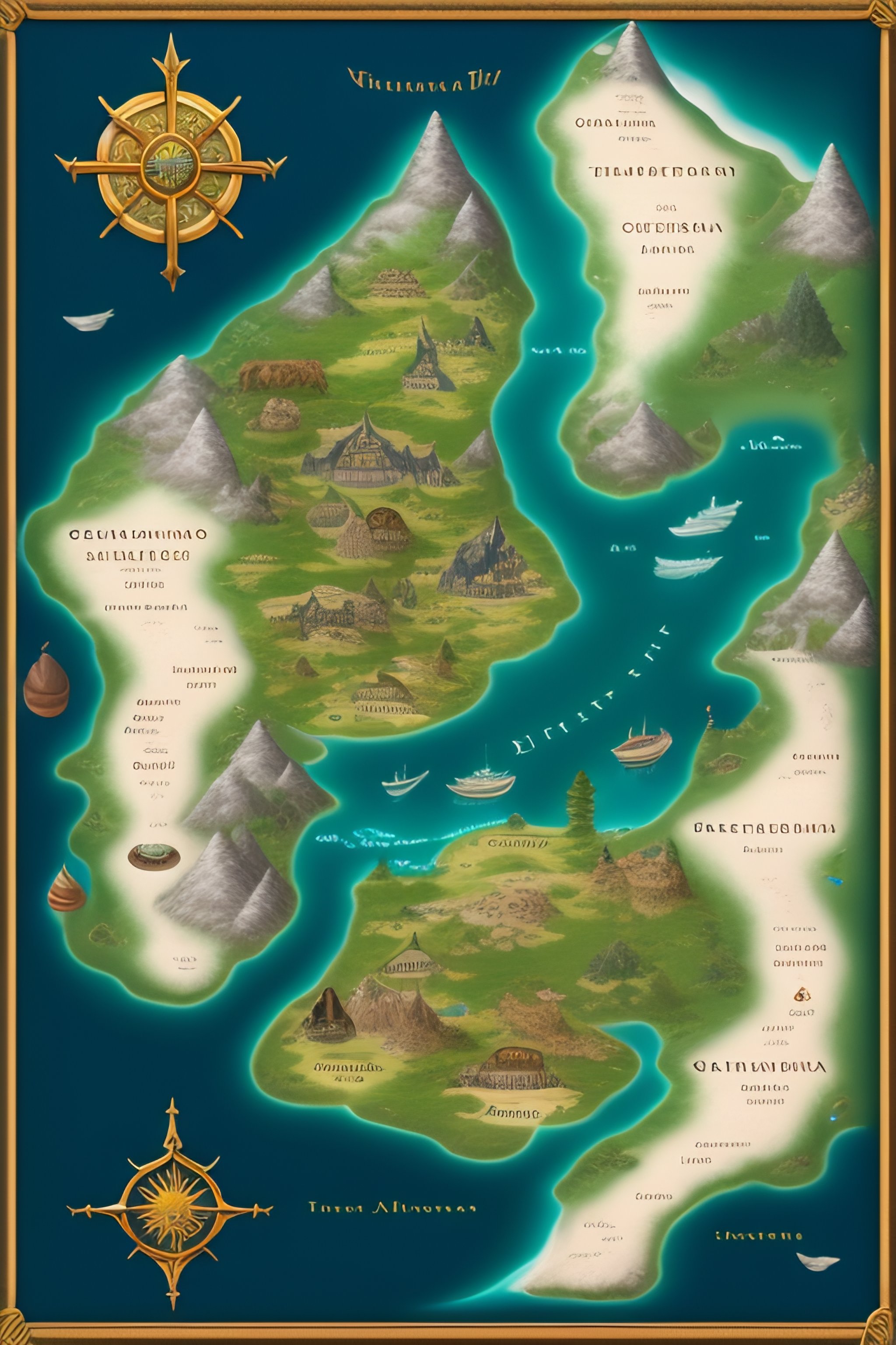 Lexica - Fantasy map