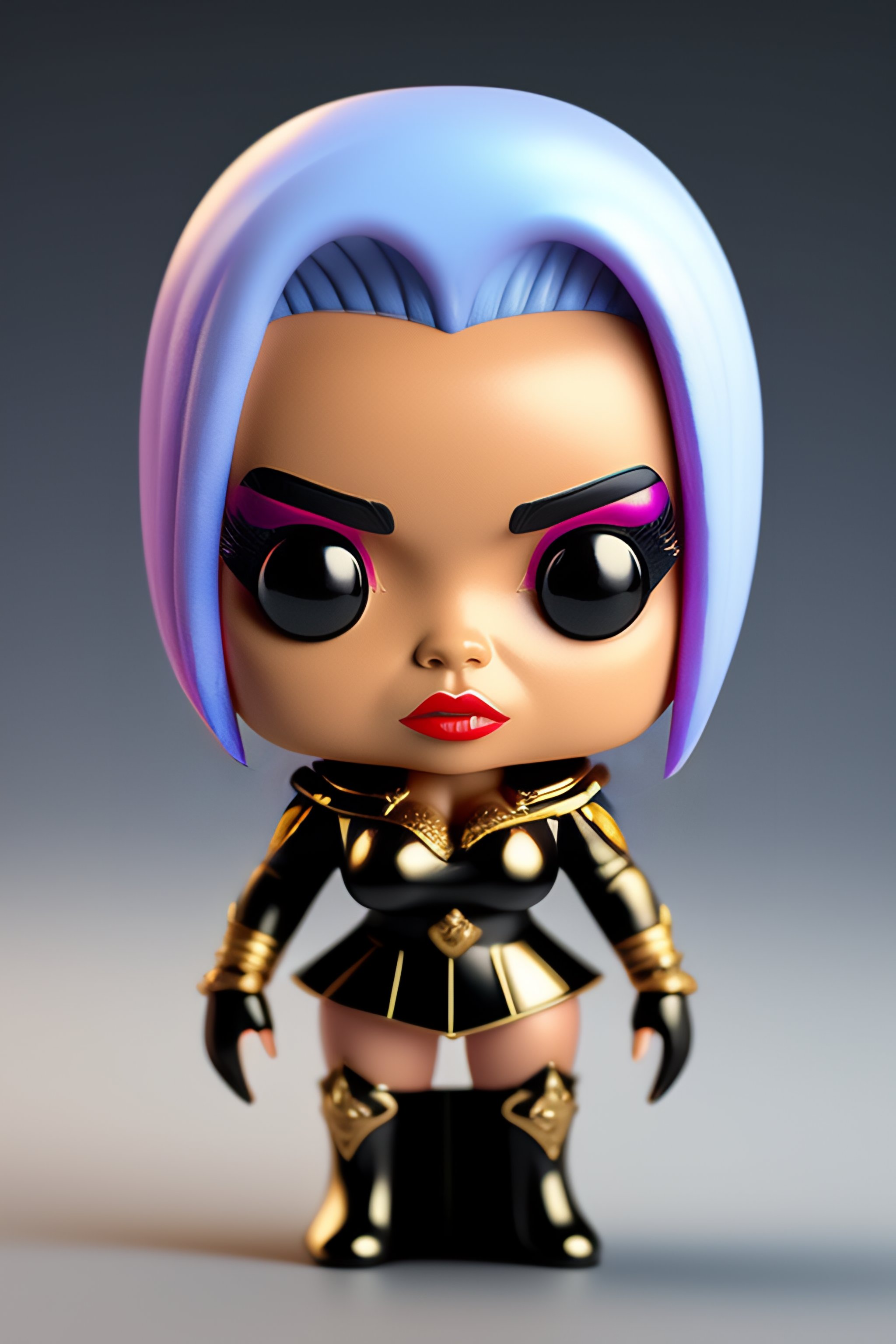 Lexica - 3d render of funko pop of Lady Gaga