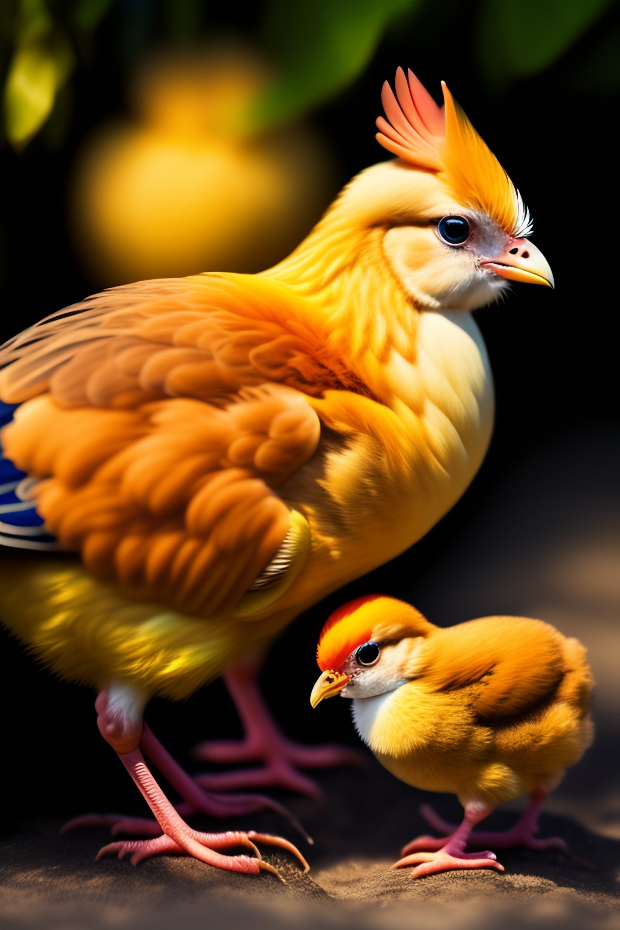 Lexica Twin baby chickens