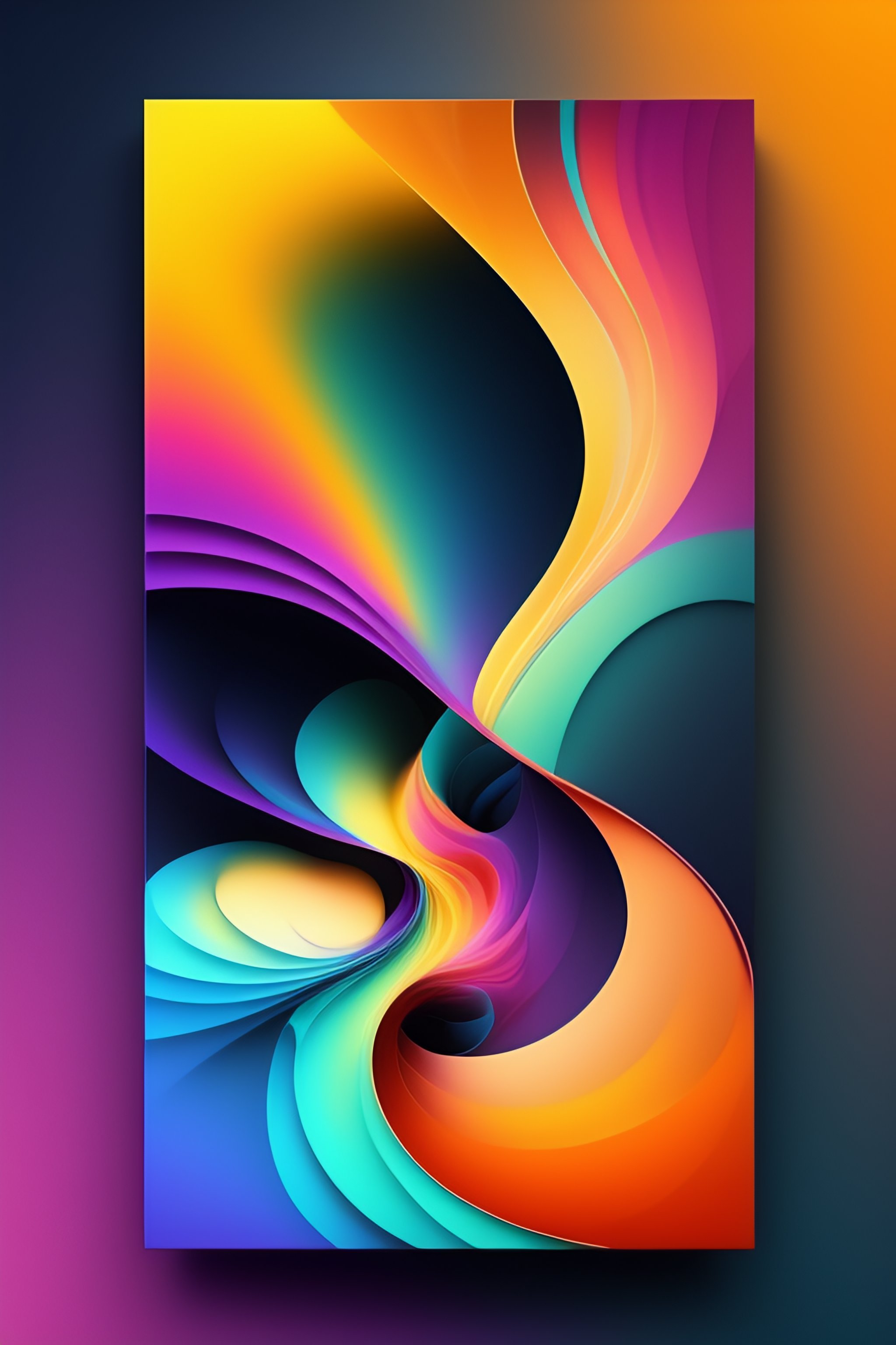 Lexica - Subtle abstract shapes with gradients background
