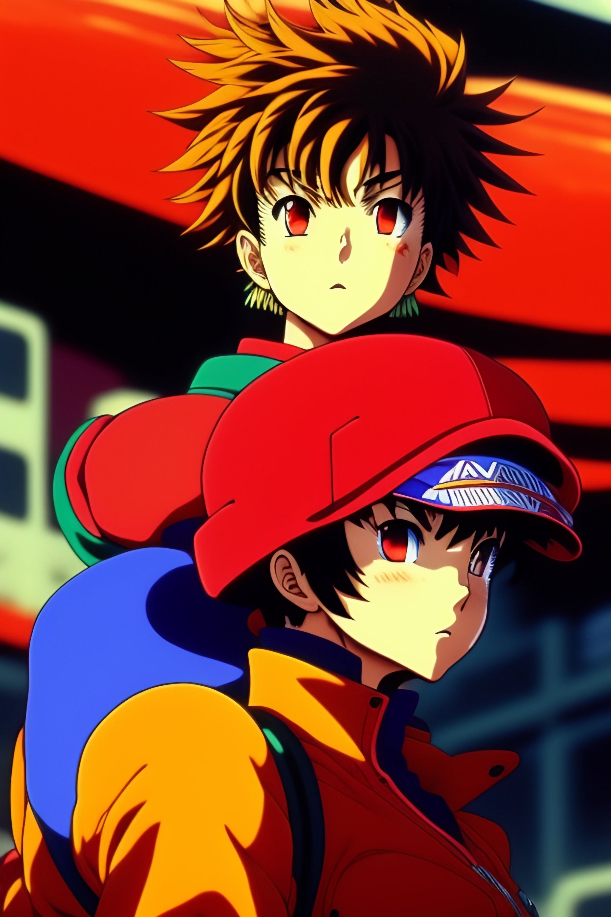 Lexica - Vintage anime screenshot from Akira, 90’s anime aesthetic. A ...