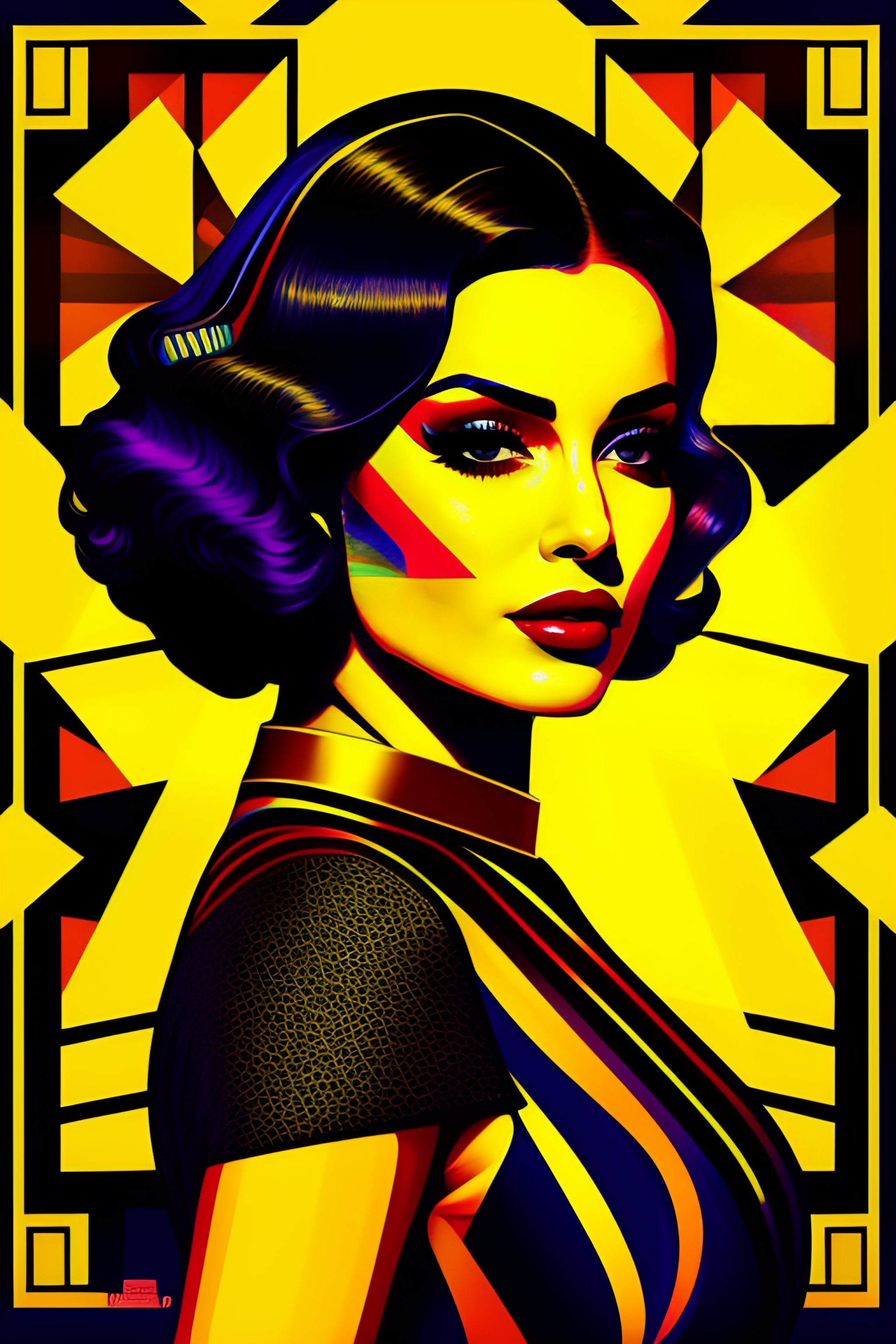 Lexica - Pop-art , Comic Style , Persian geometric patterns, Persian ...