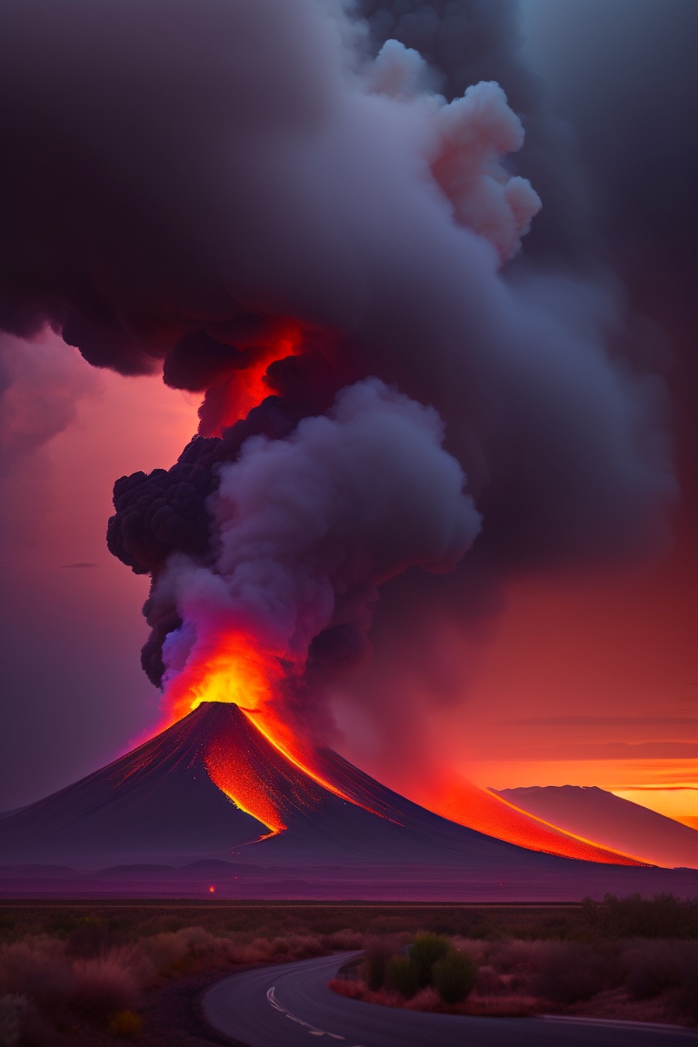 Lexica - "Capture the raw power and breathtaking beauty of a volcanic ...