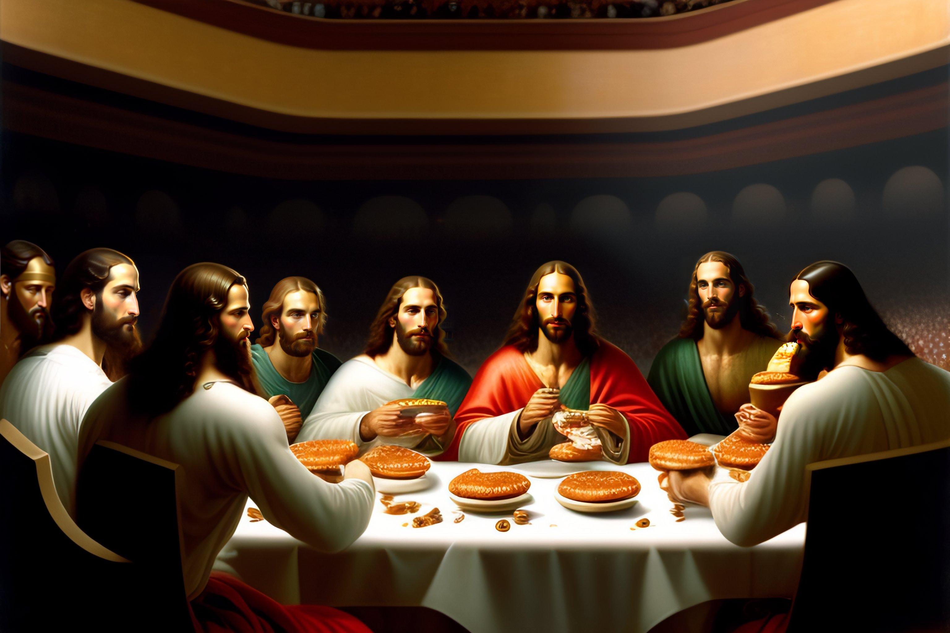 Lexica - Photo of jesus christ and the 12 apostles at the last supper ...