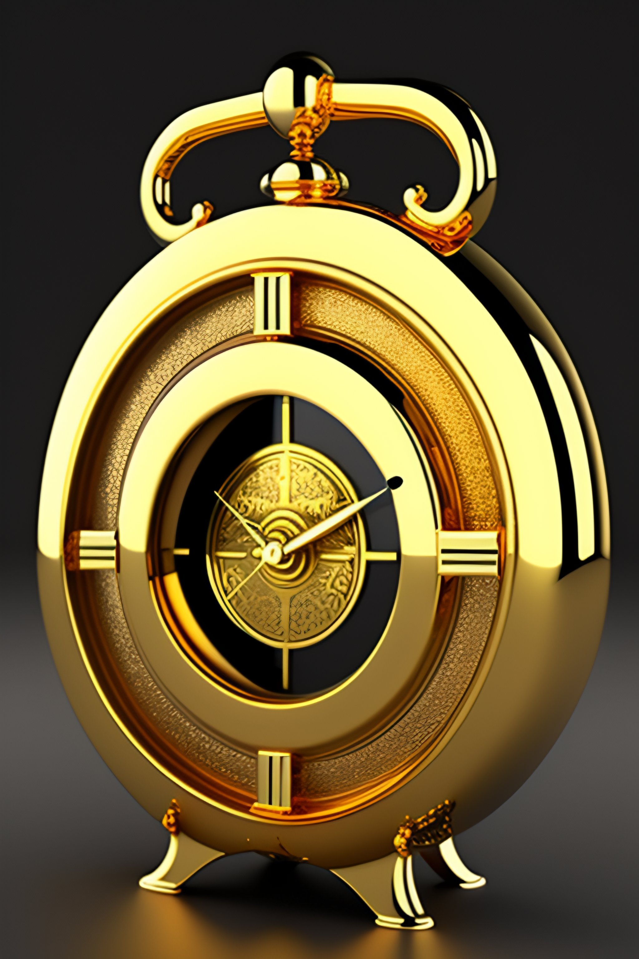 lexica-3d-ancient-clock-shine-gold