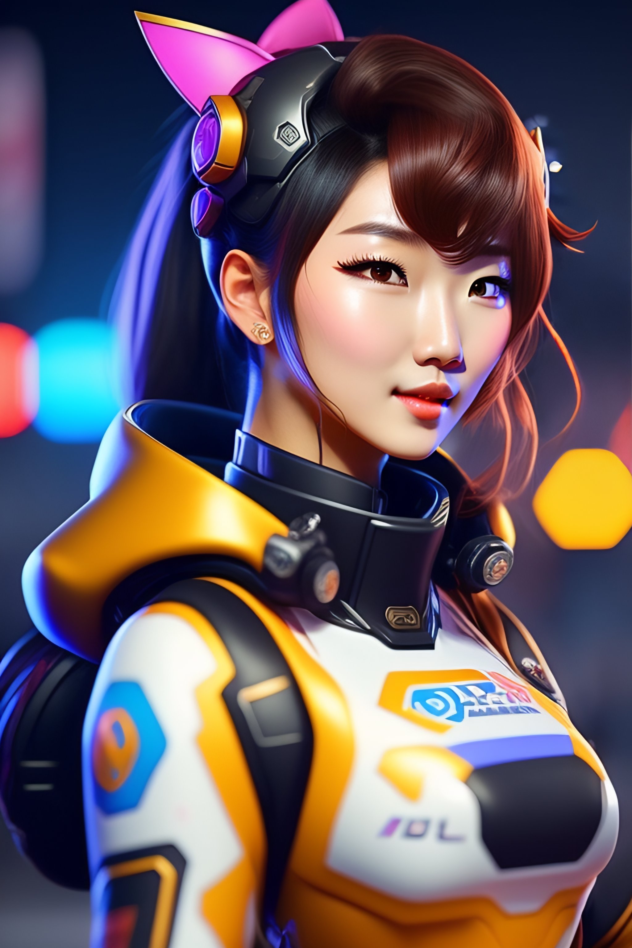 Lexica - D.va in overwatch, korean boy