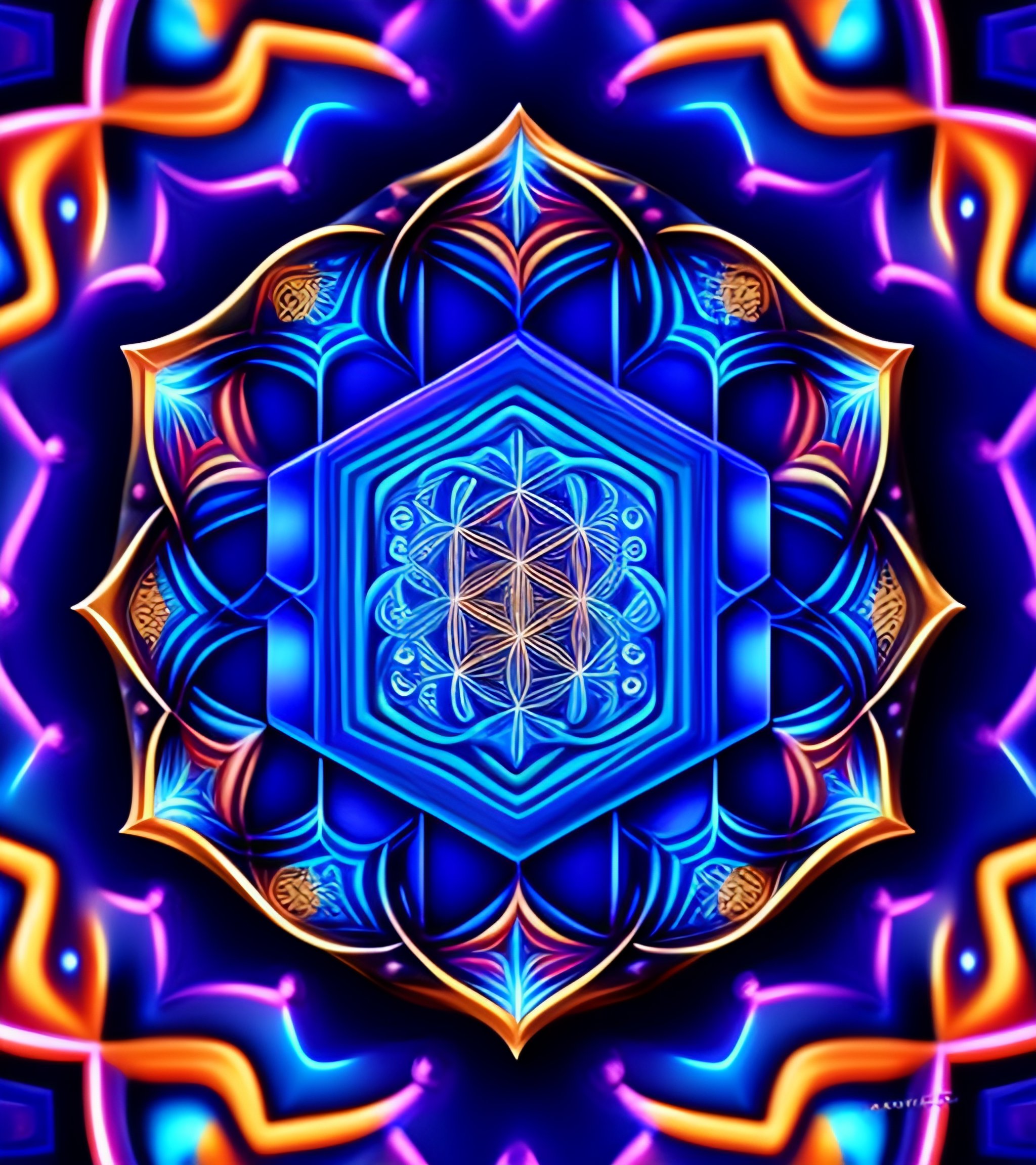 lexica-2d-blue-avatar-humanoid-drawing-psychedelic-2d-flat-mandala