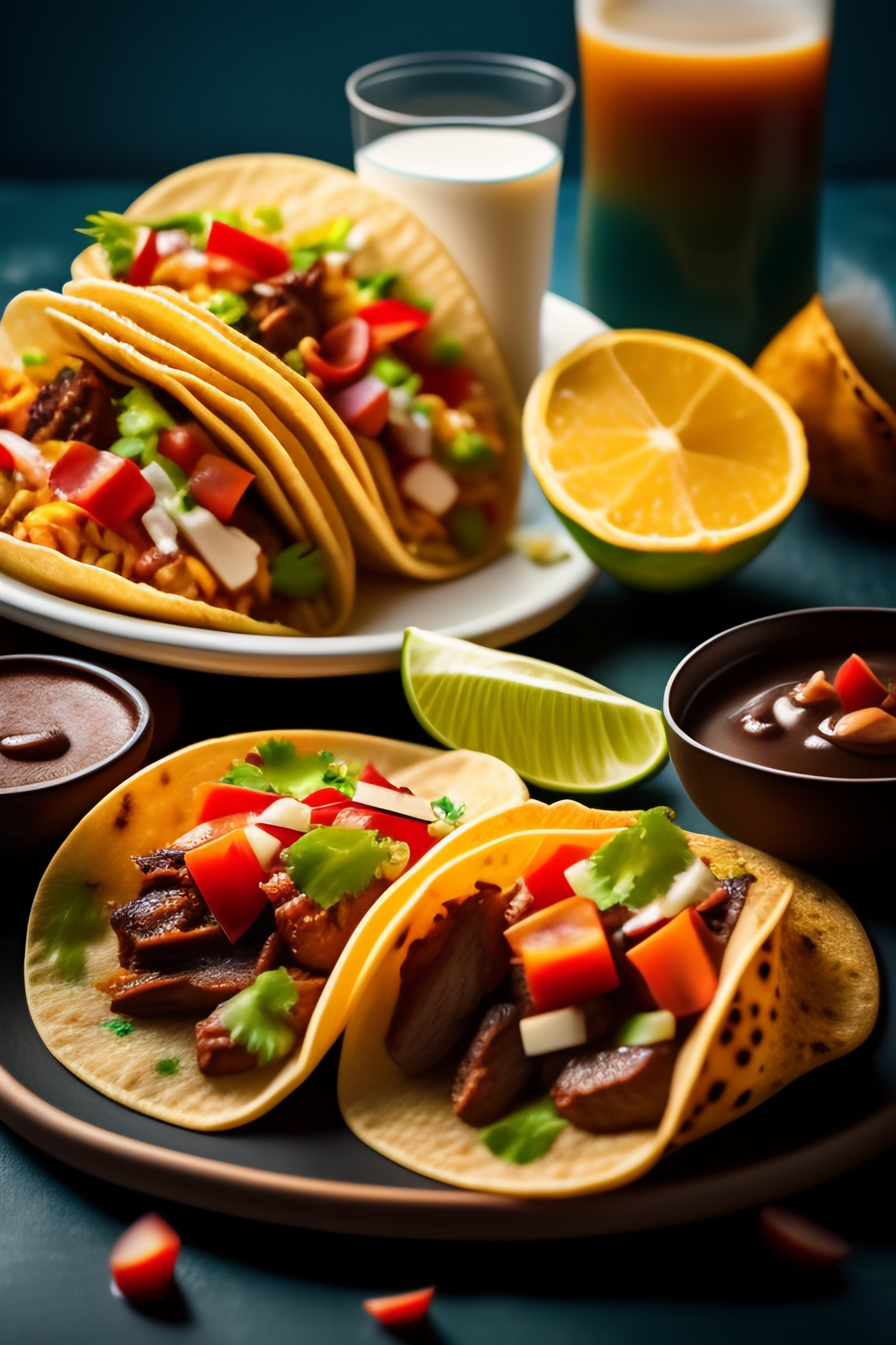 Lexica Tacos, food photography