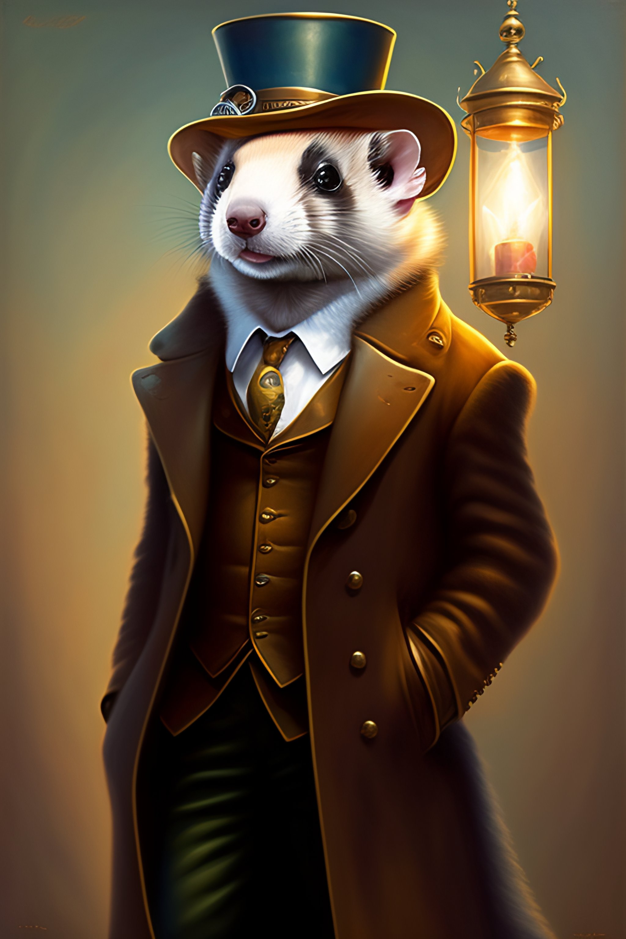 Ferret in best sale a suit