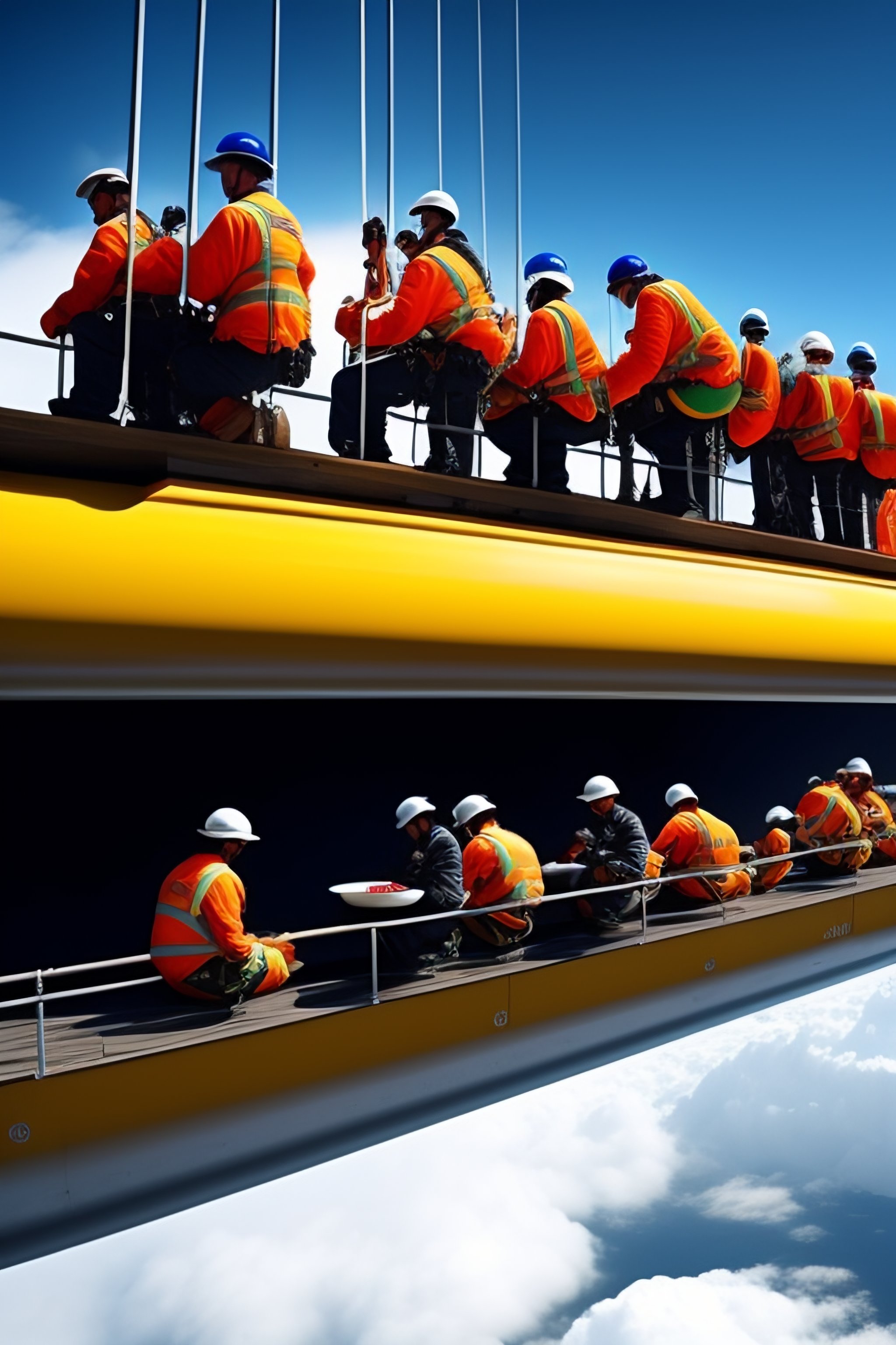 lexica-eleven-workers-eat-their-lunch-sitting-on-a-beam-suspended-500