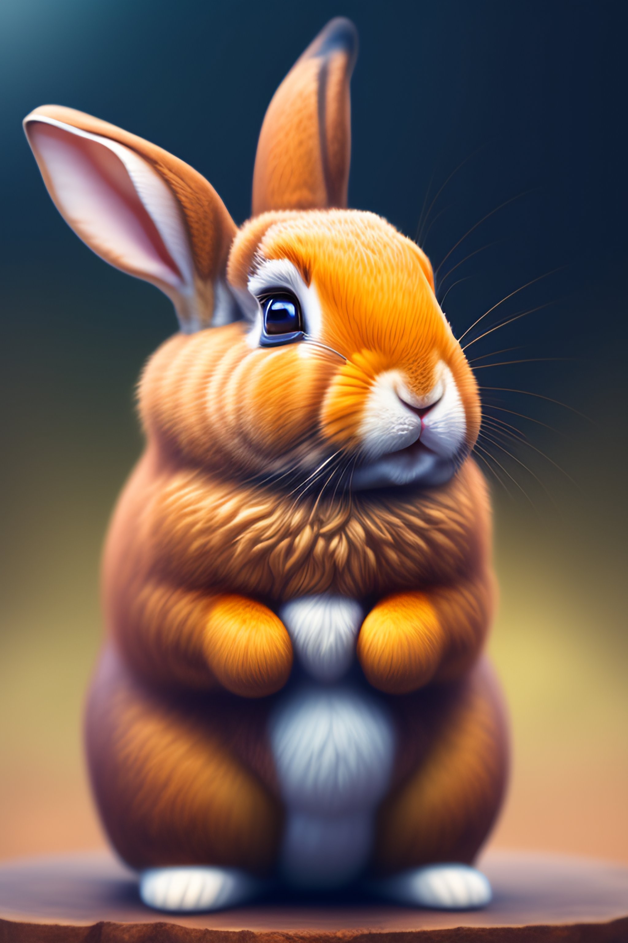Lexica - Rabbit smiling, fantasy, surrealism, super cute, trending on ...