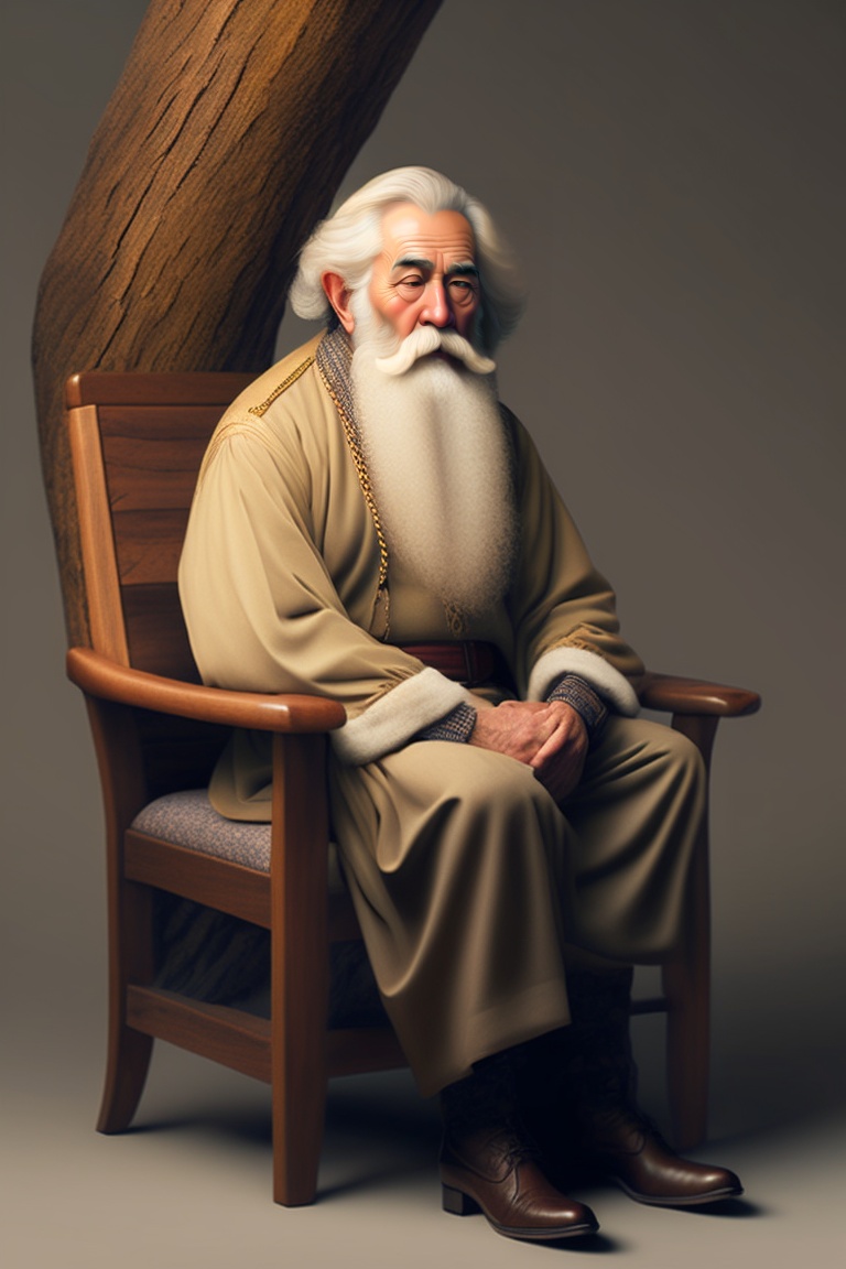 Lexica - The Wise Old Man Depict an elderly man with a long white beard ...