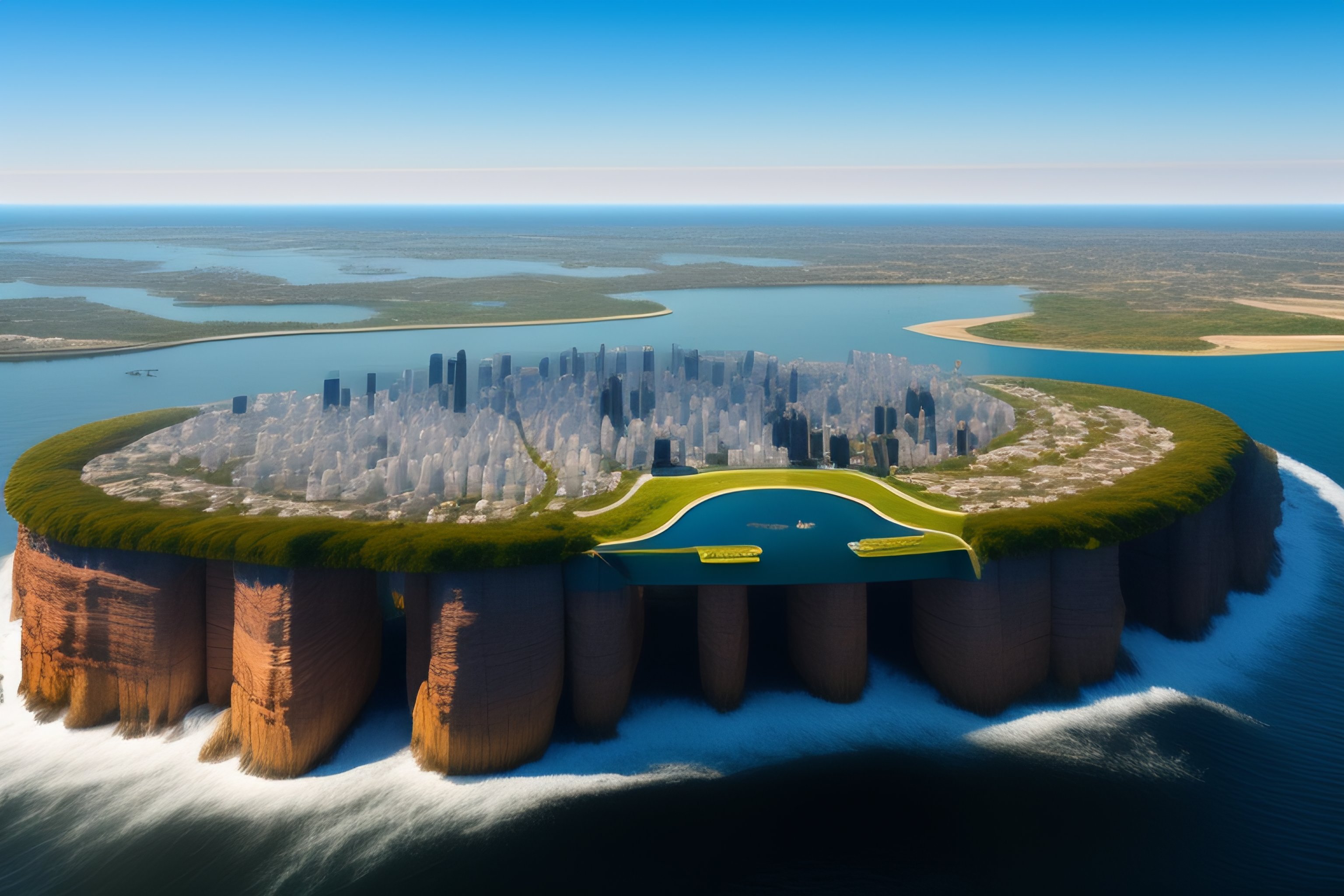 Lexica - City fully built on water