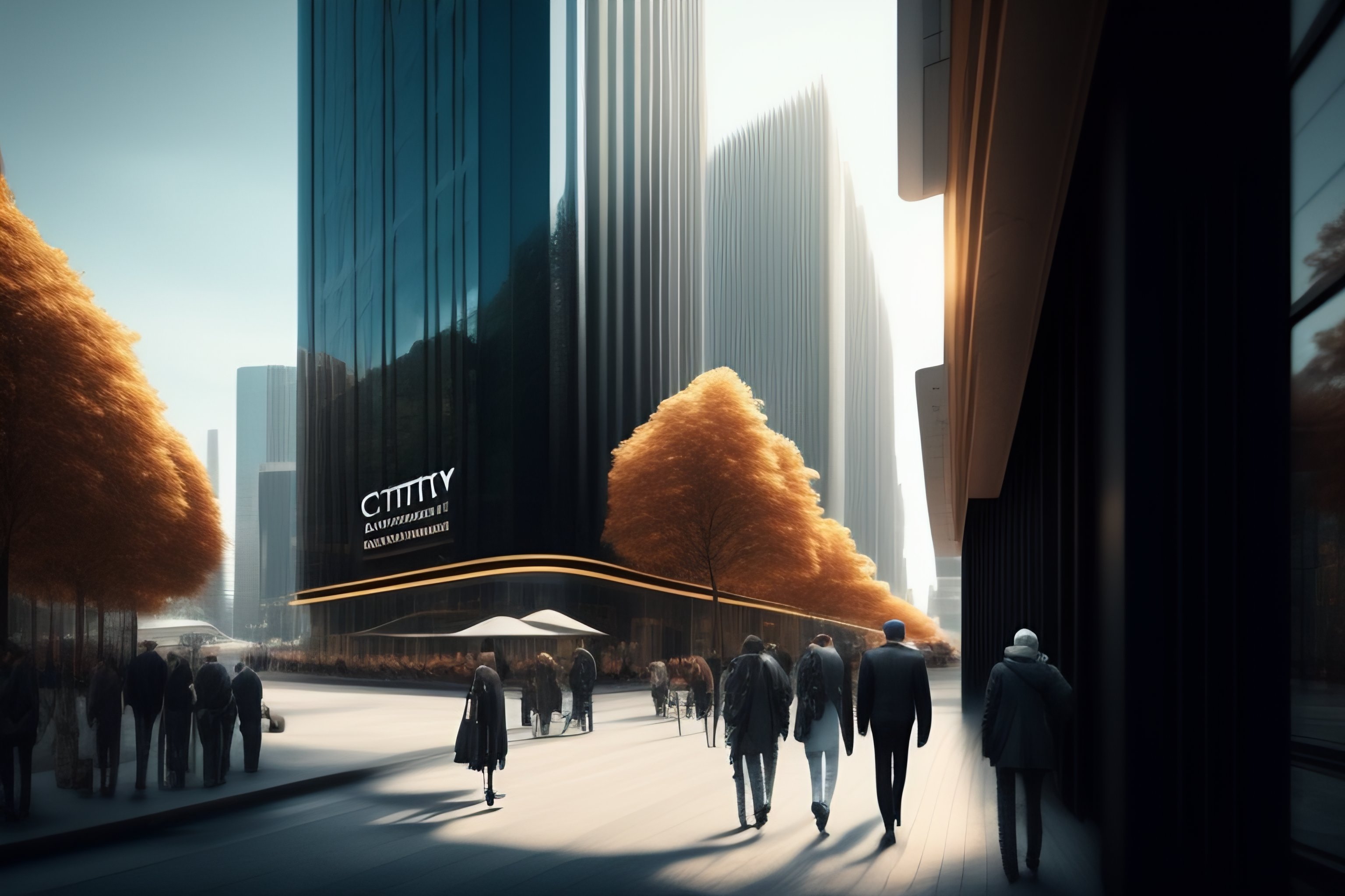 Lexica - An impression of a city of the future on street level