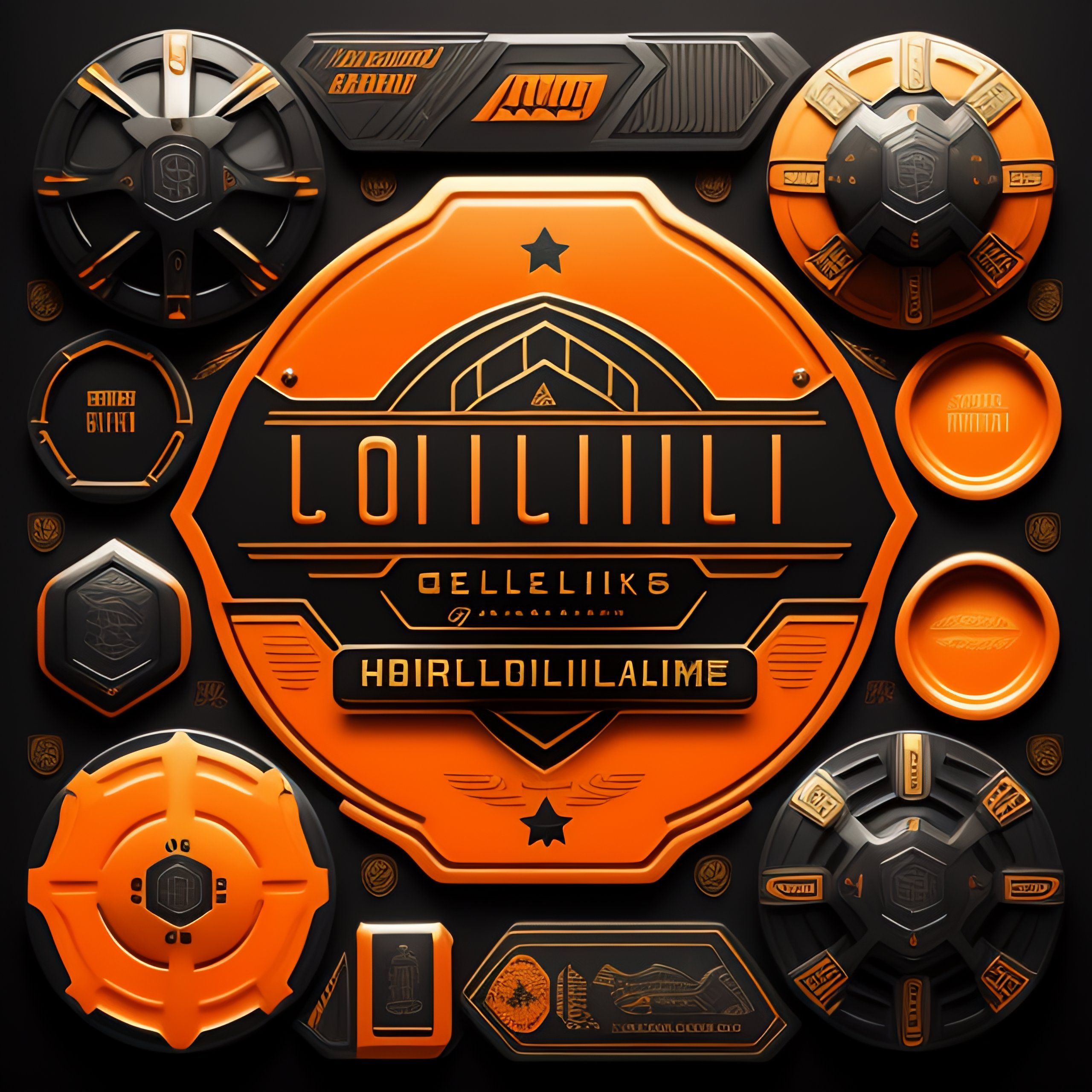 Lexica CSGO deluxe hollographic sticker for skin collection, with AD