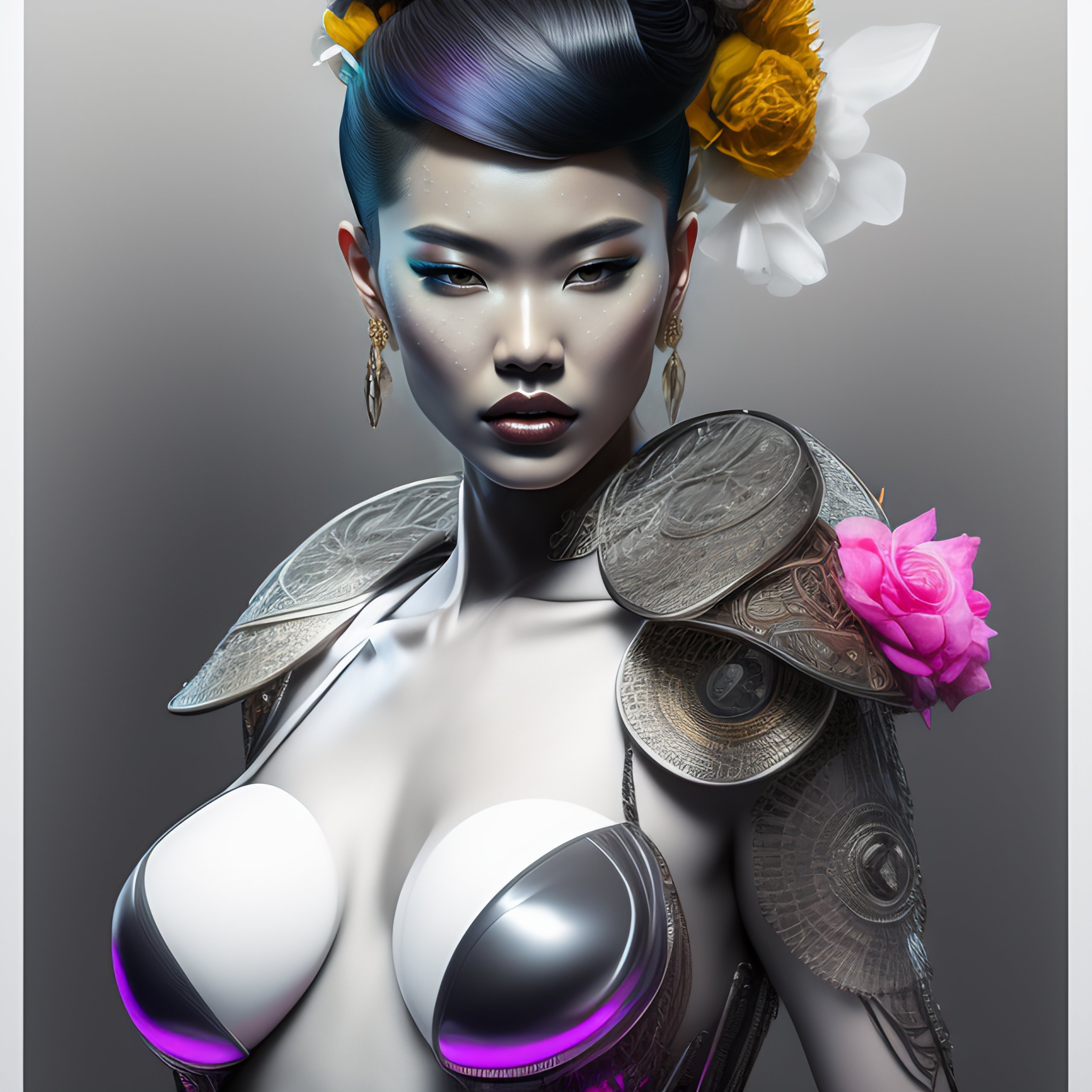 Lexica The Portrait Of An Absurdly Beautiful Graceful Sophisticated Fashionable Cyberpunk