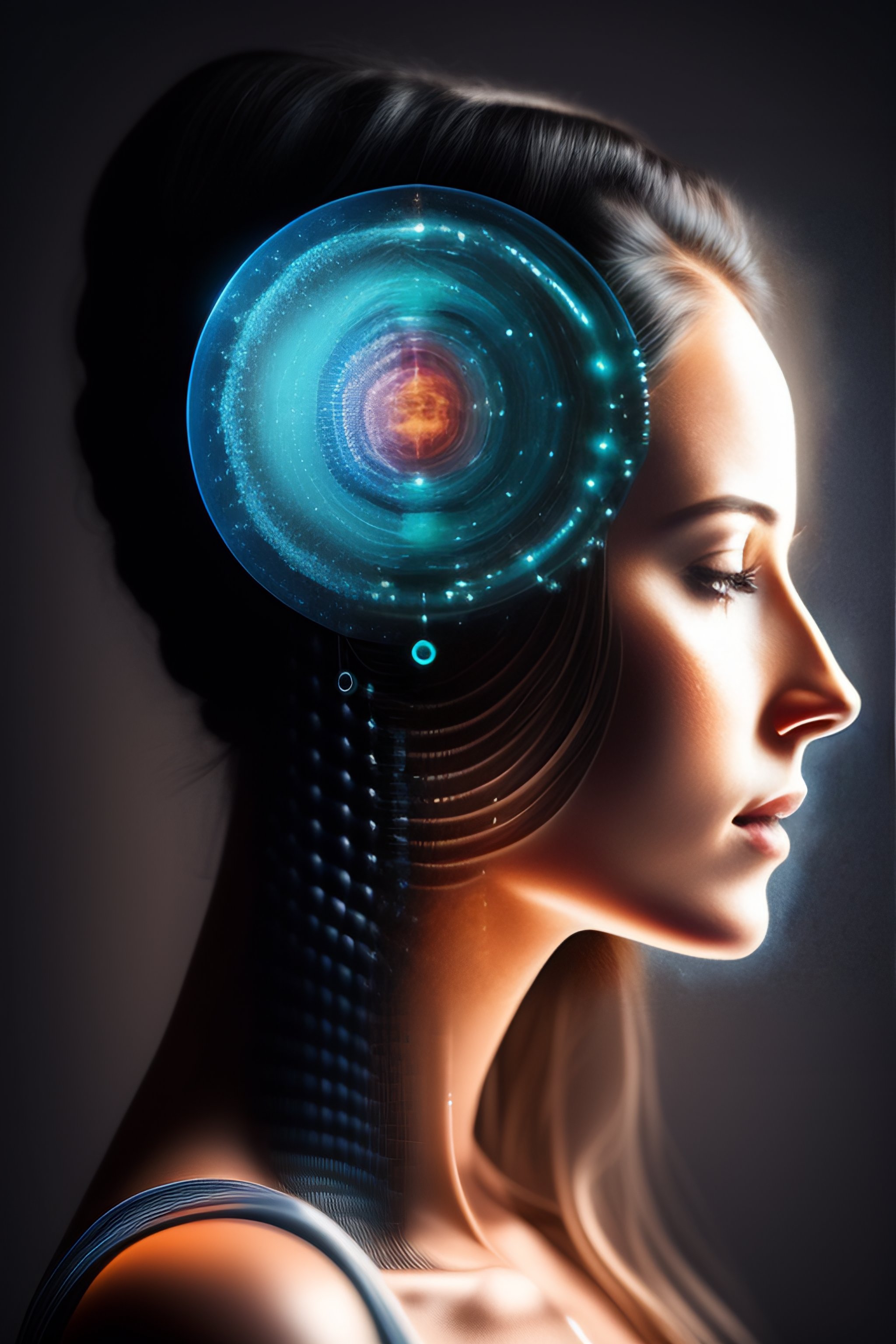 Lexica - Portrait of a ai neural conections