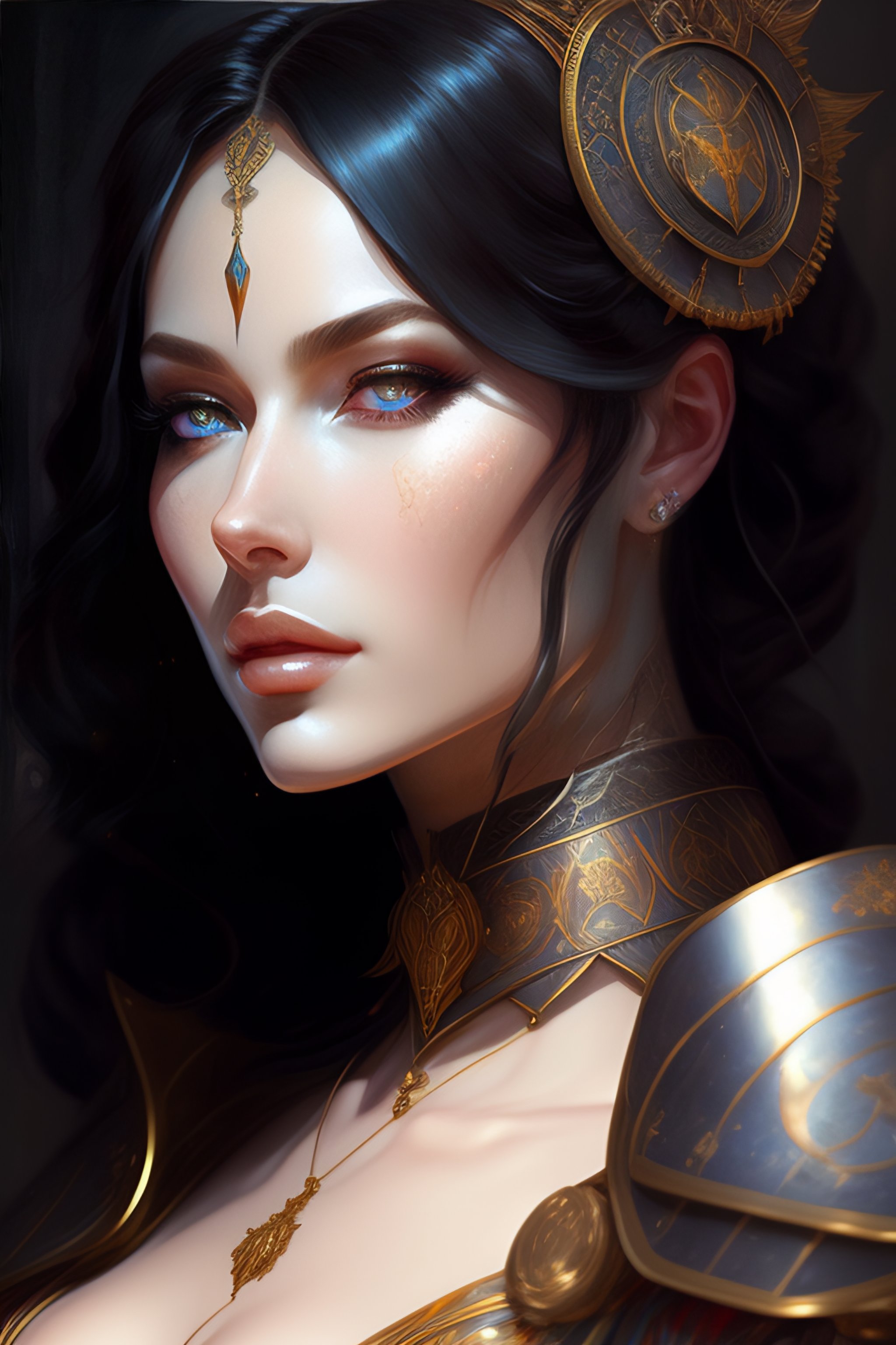 Lexica - Portrait of beautiful pale gothic maiden, warhammer 40000 ...