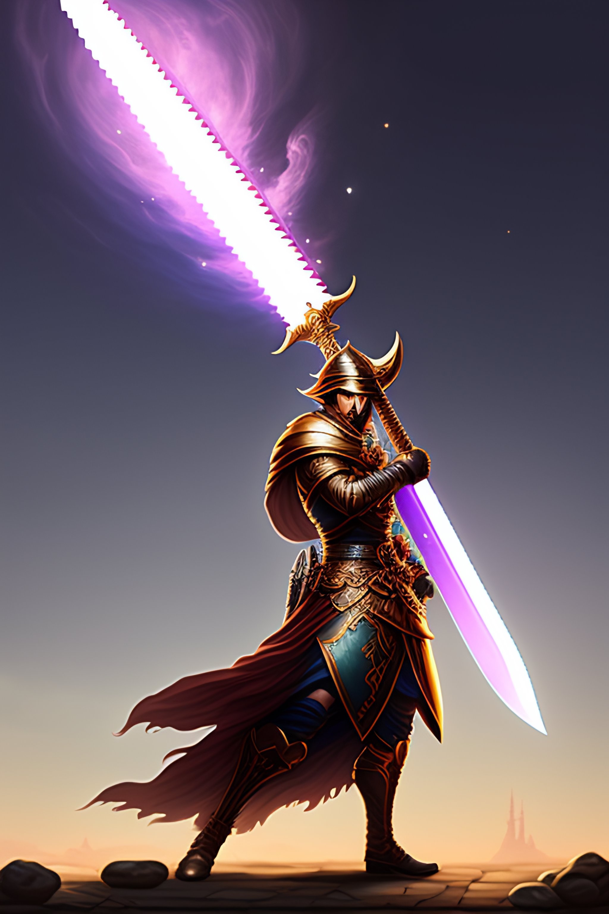 Lexica - Pixel art game sword png