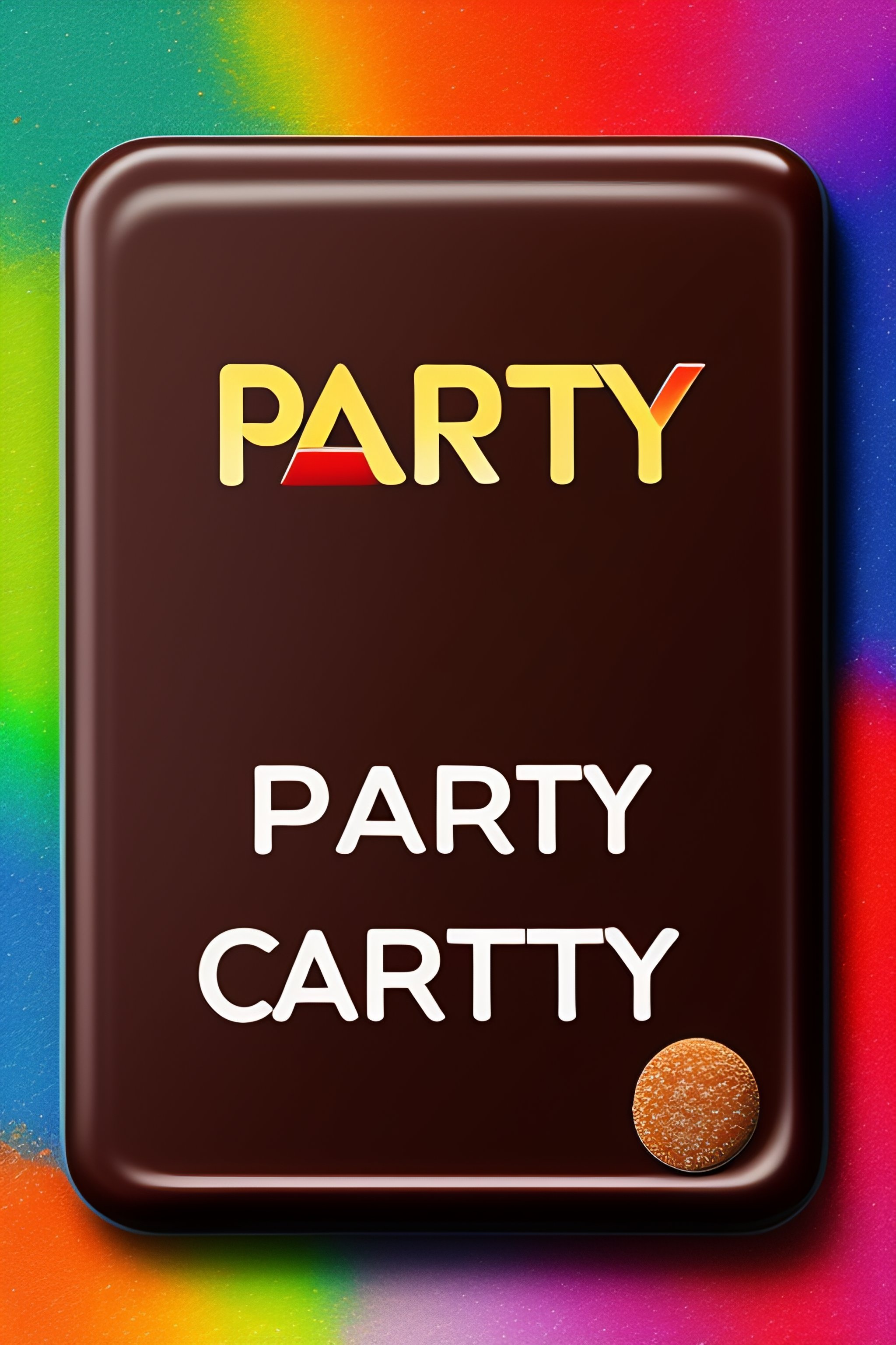 Lexica Party, , chocolate, gift card, party, people, digital art