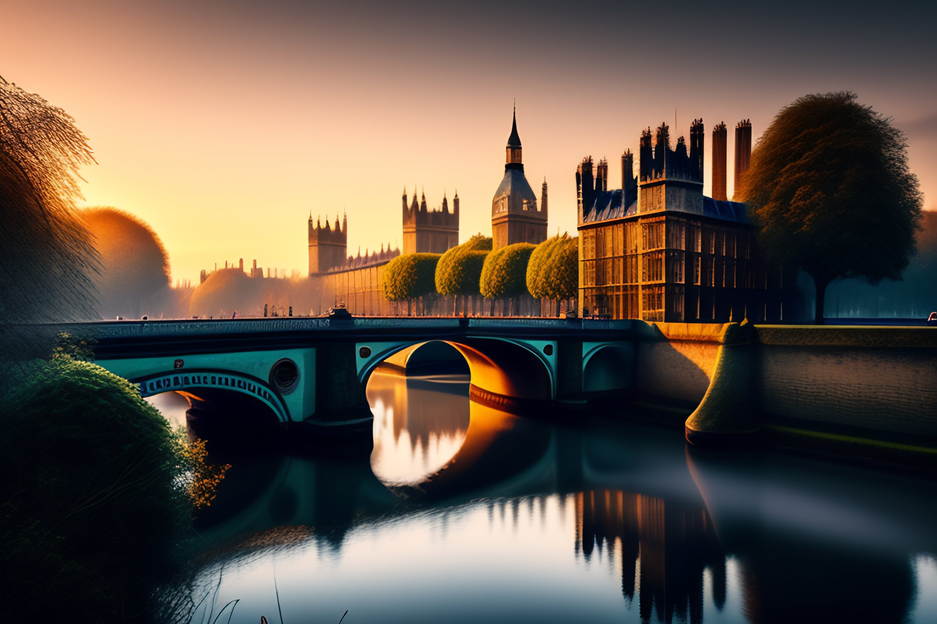 Lexica - Vintage london landscape
