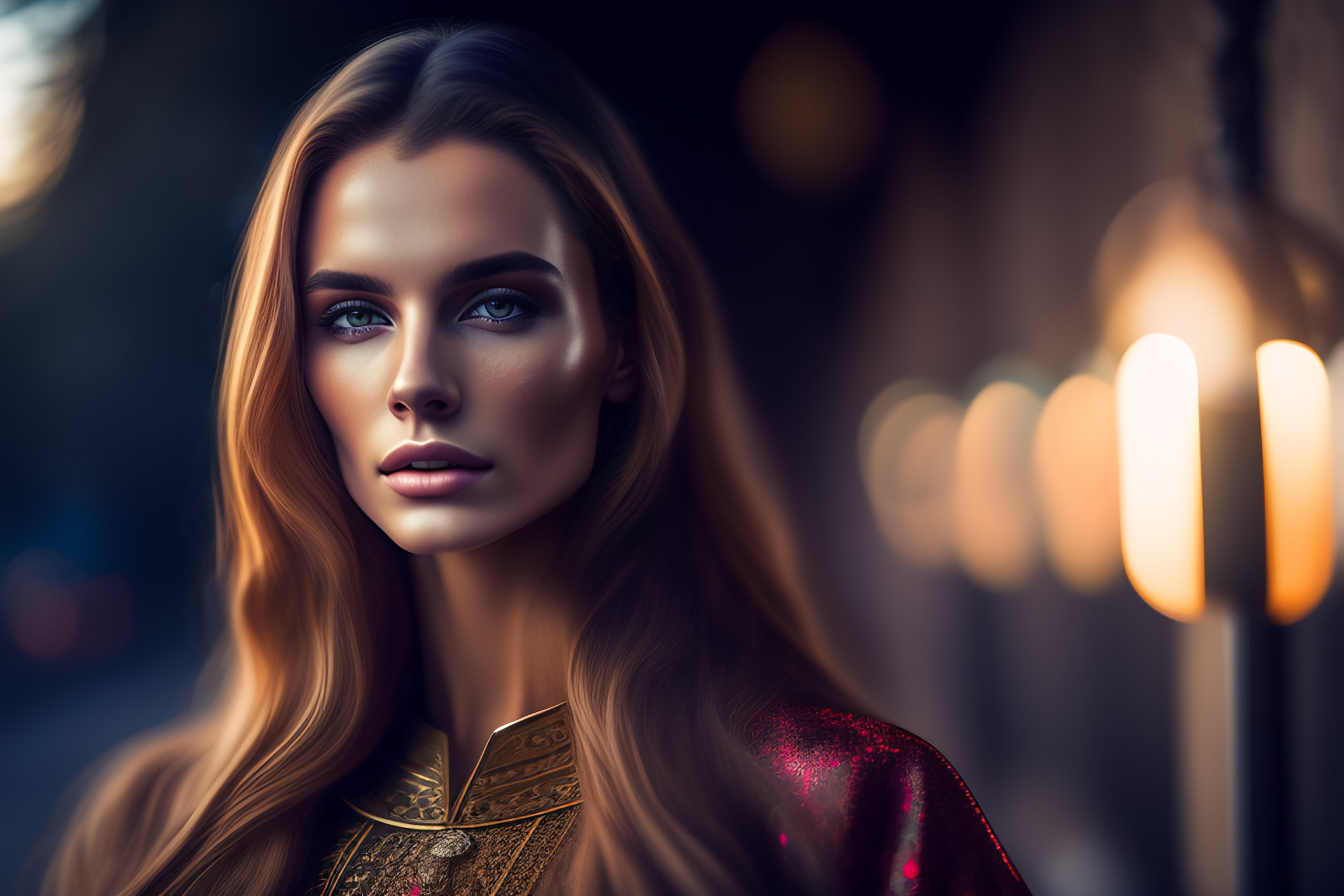 Lexica - A gorgeous beautiful Eastern European Slavic female with long