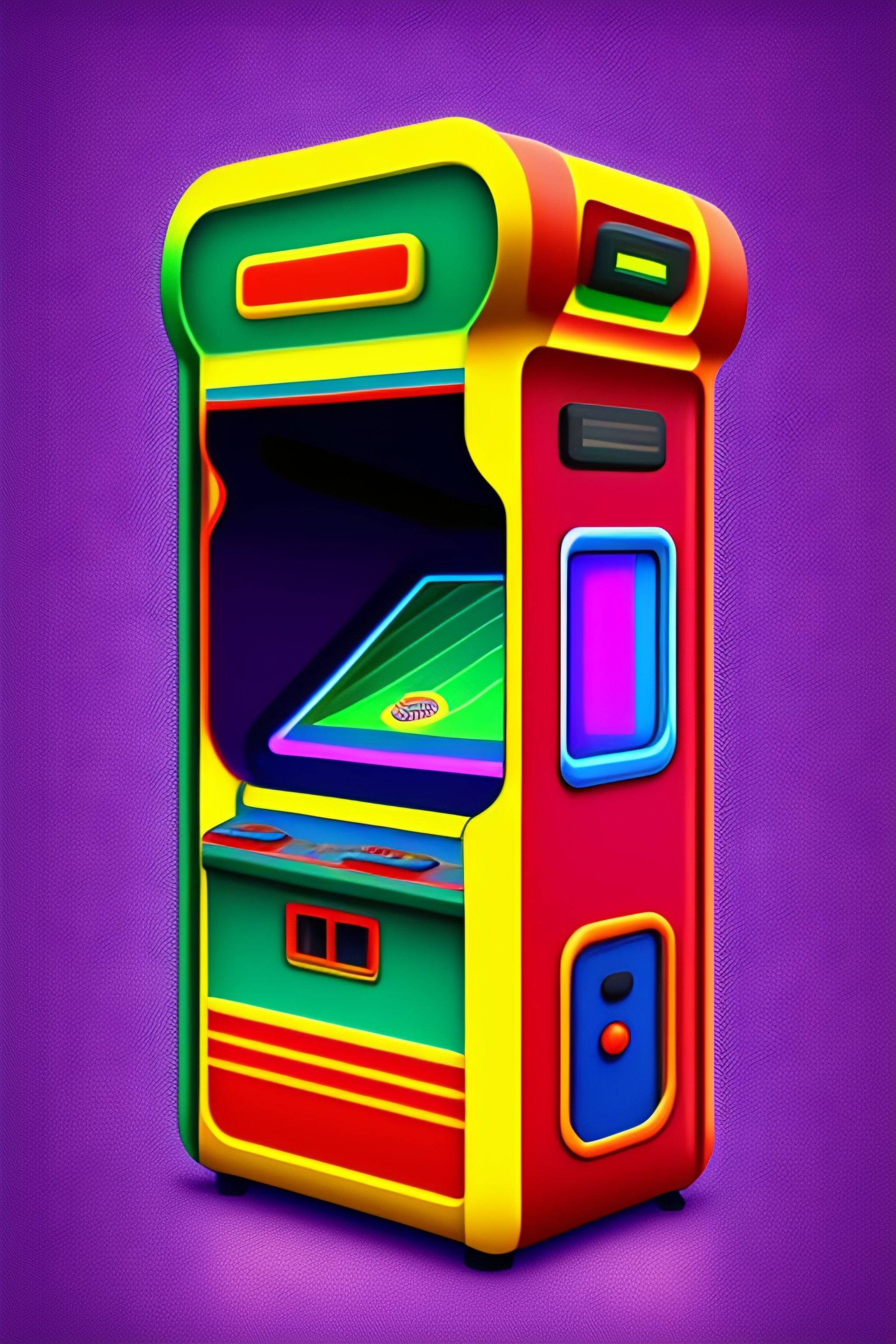 Lexica - Arcade Machine. Recreation Technology Icon Concept Isolated ...
