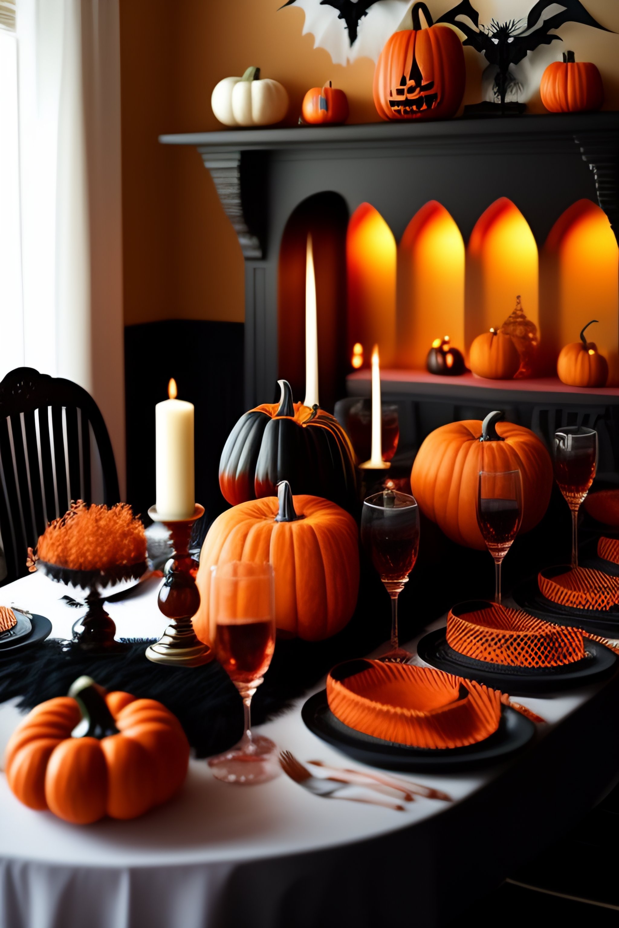 Lexica - Halloween themed party interior ideas