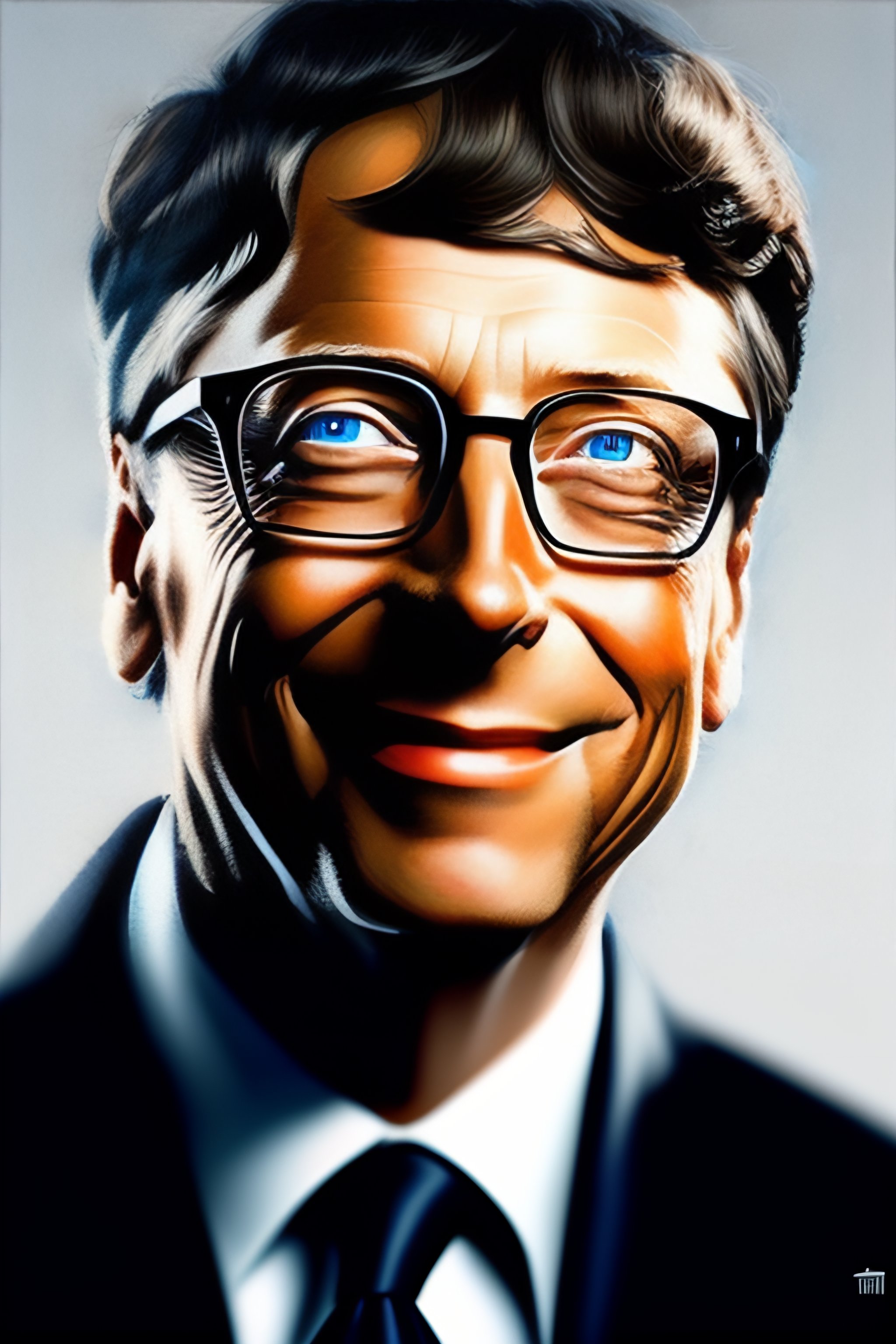 Ka Educa: Retrato Bill Gates on Behance