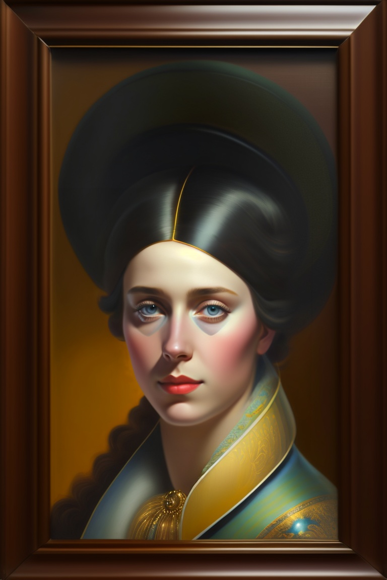 Lexica - Portrait of a woman with an anxious look, mysticism