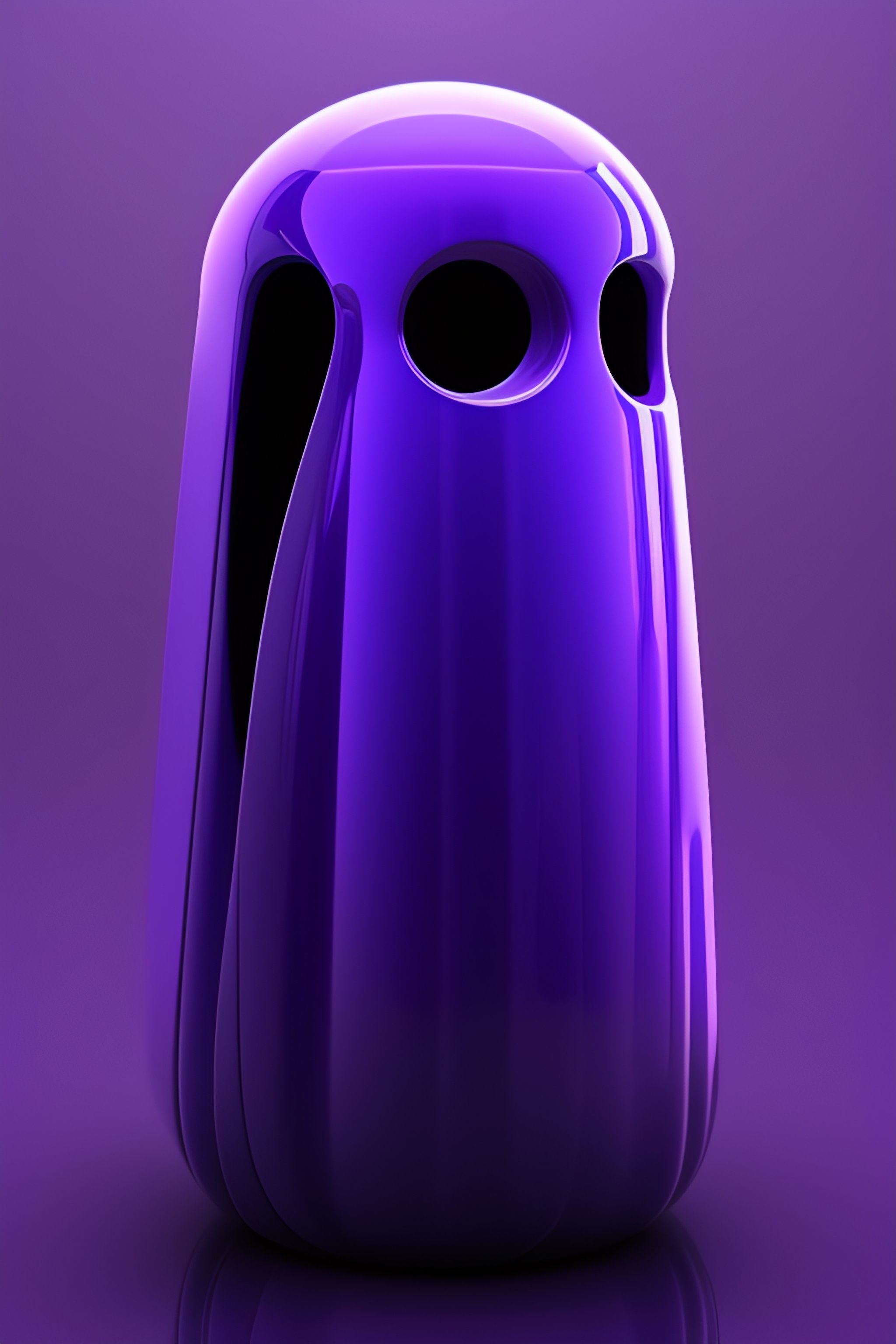 Lexica Simple Purple Ghost Black Back