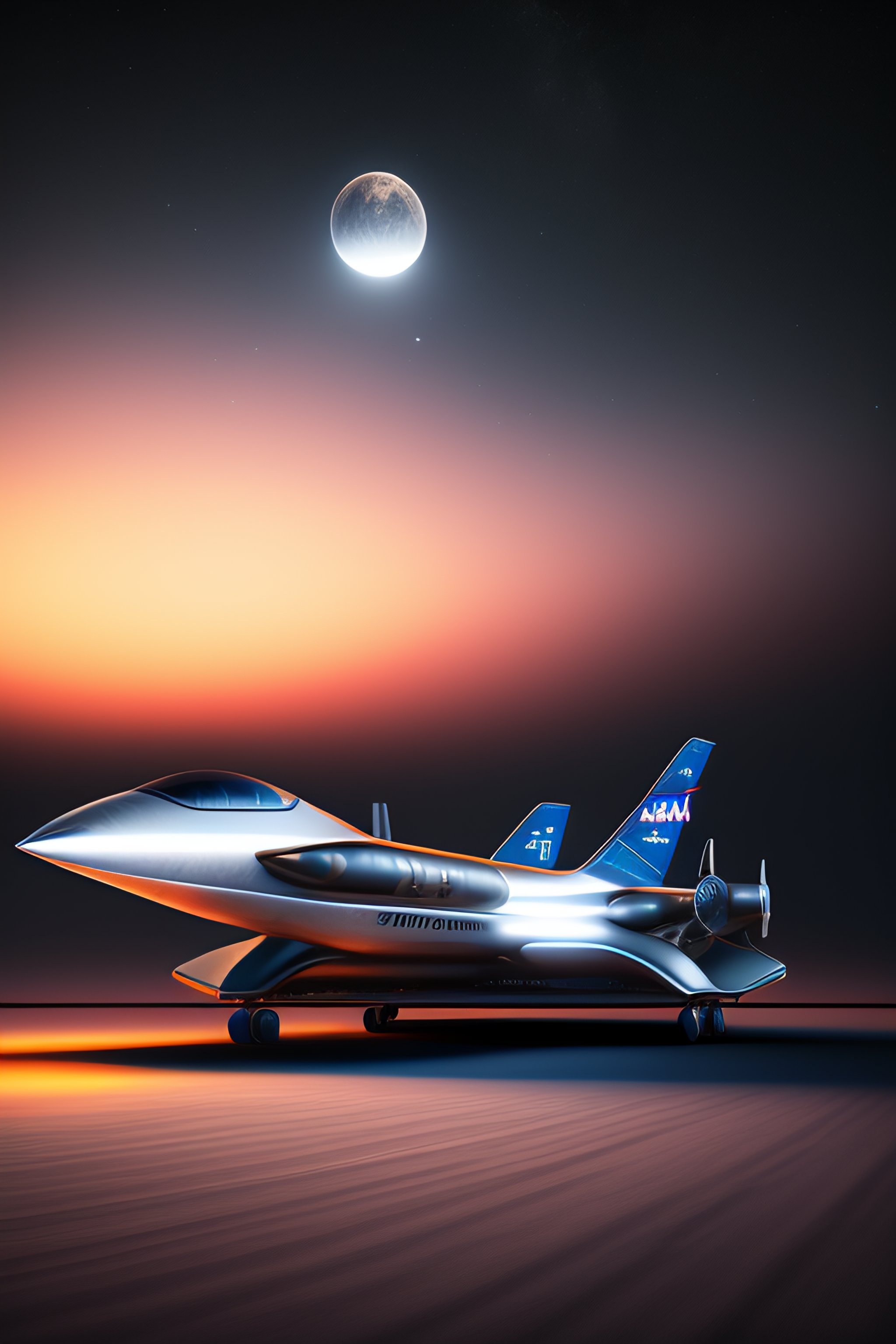 Lexica - 50mm Photograph of nasa starship designed by mercedes, silver ...