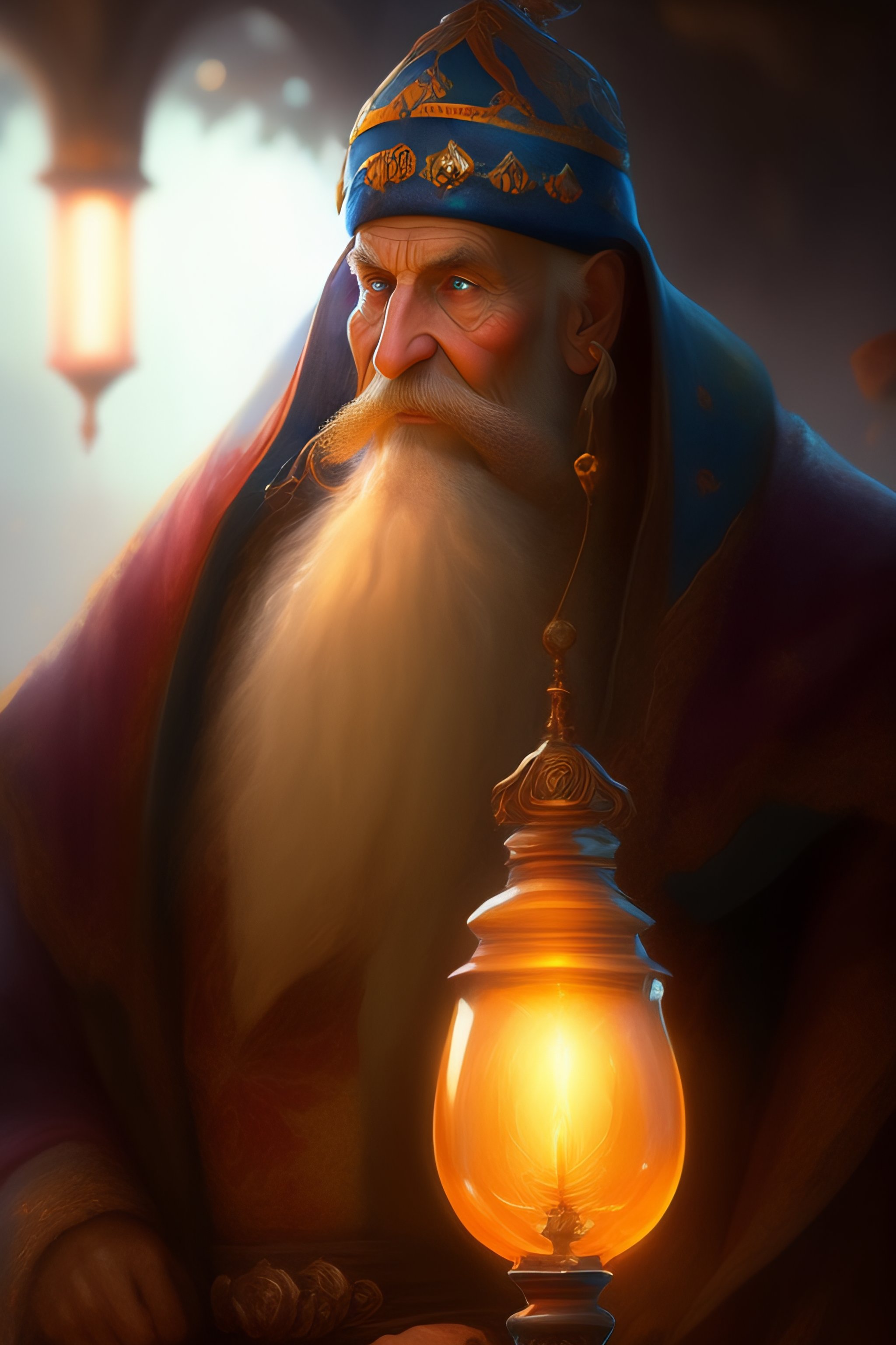 Lexica - Old gnome librarian, by justin gerard and greg rutkowski ...